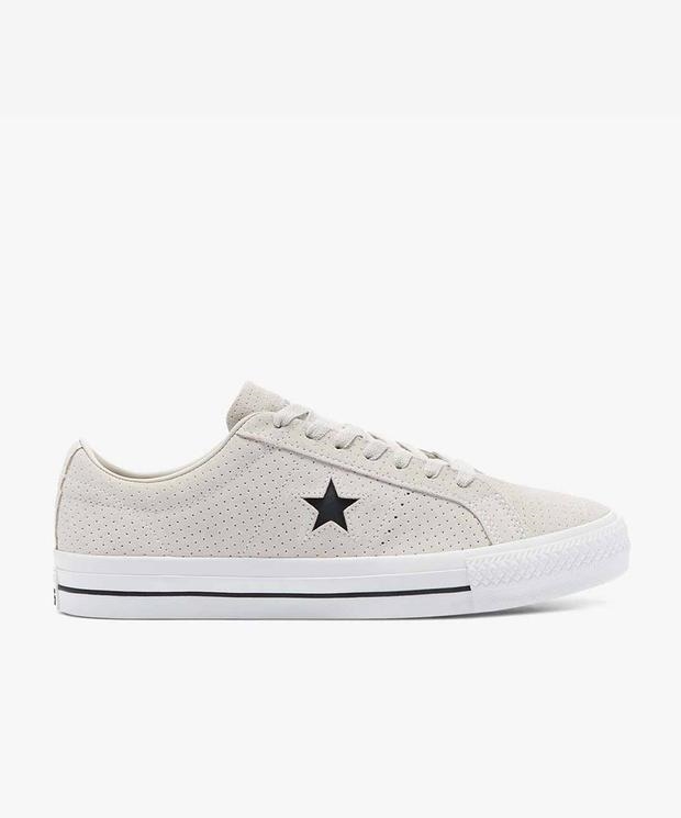 converse one star perf leather