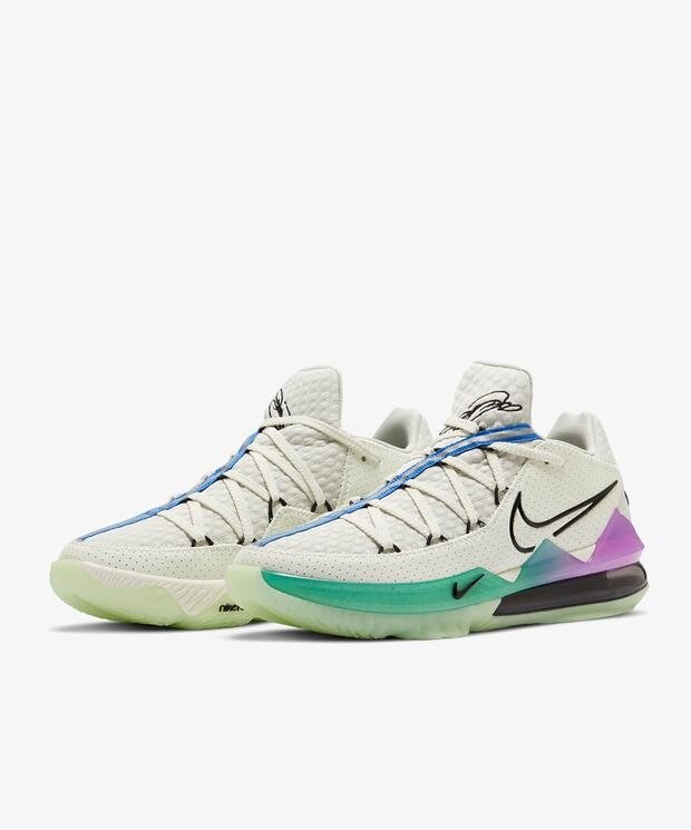 Beyaz Nike Lebron Xvii Low Kadin Erkek Cocuk Sneaker Ayakkabi Modelleri Ve Spor Giyim Sneaks Up