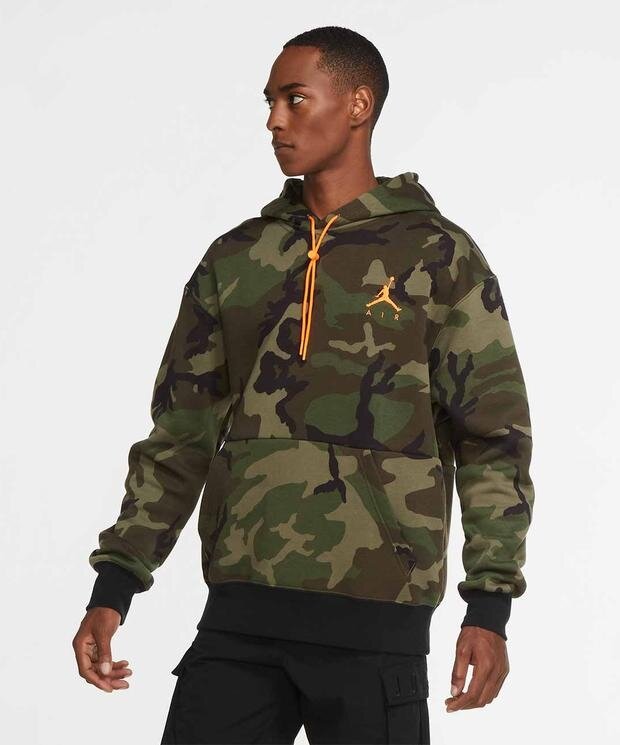 jumpman air camo fleece po