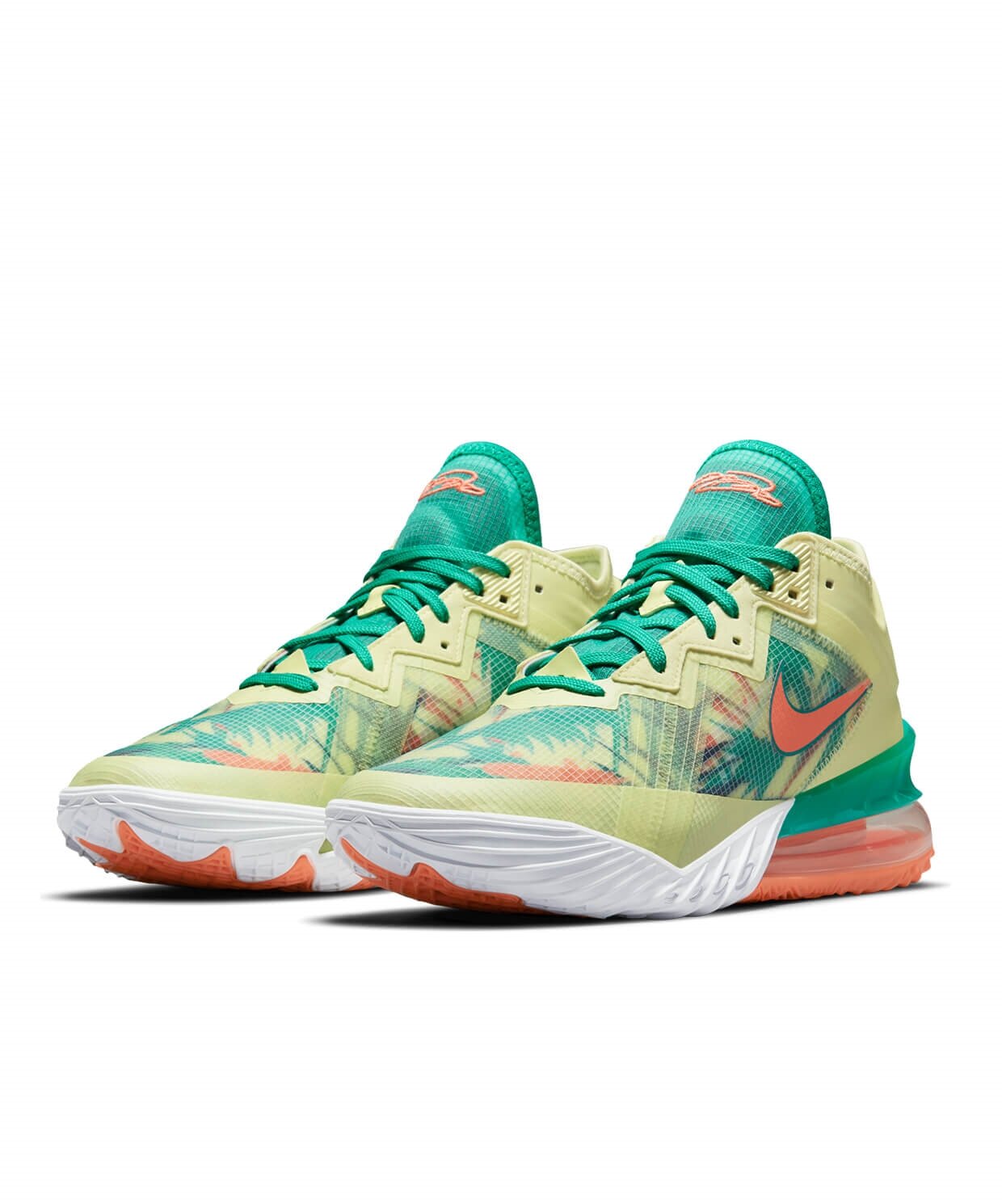 Yesil Nike Lebron Xviii Low Kadin Erkek Cocuk Sneaker Ayakkabi Modelleri Ve Spor Giyim Sneaks Up