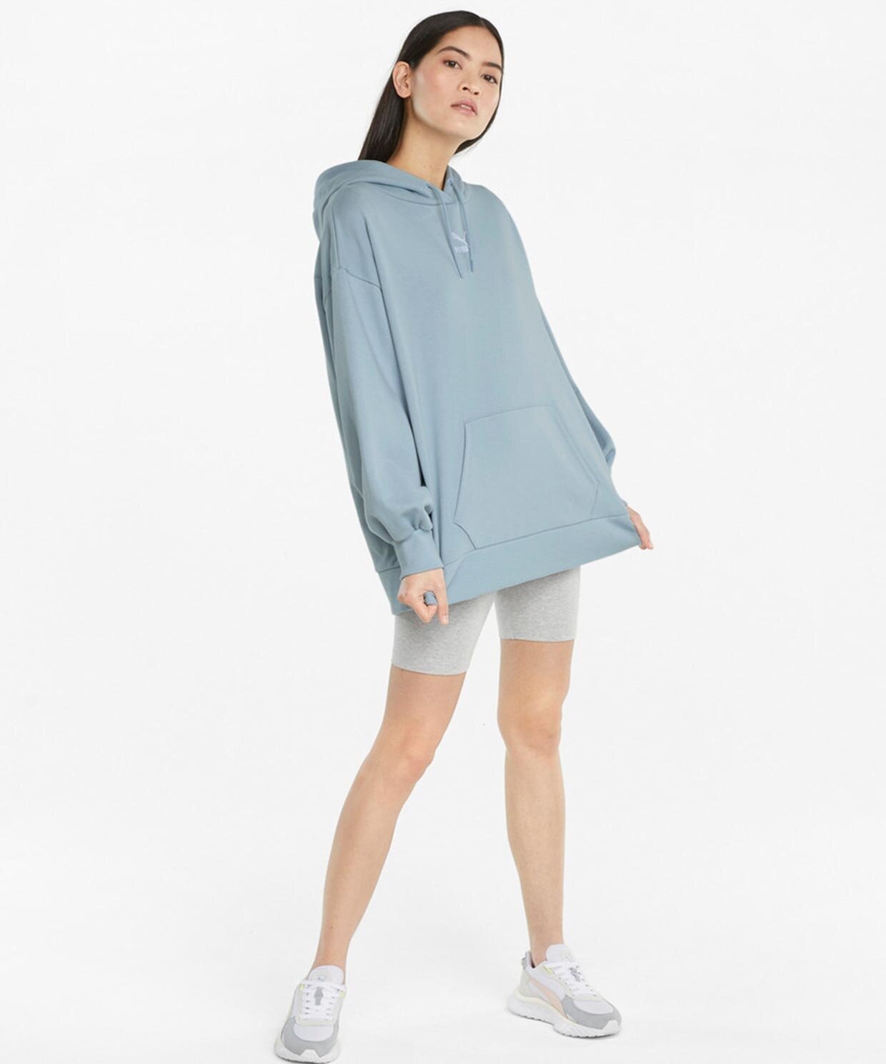 puma longline hoodie