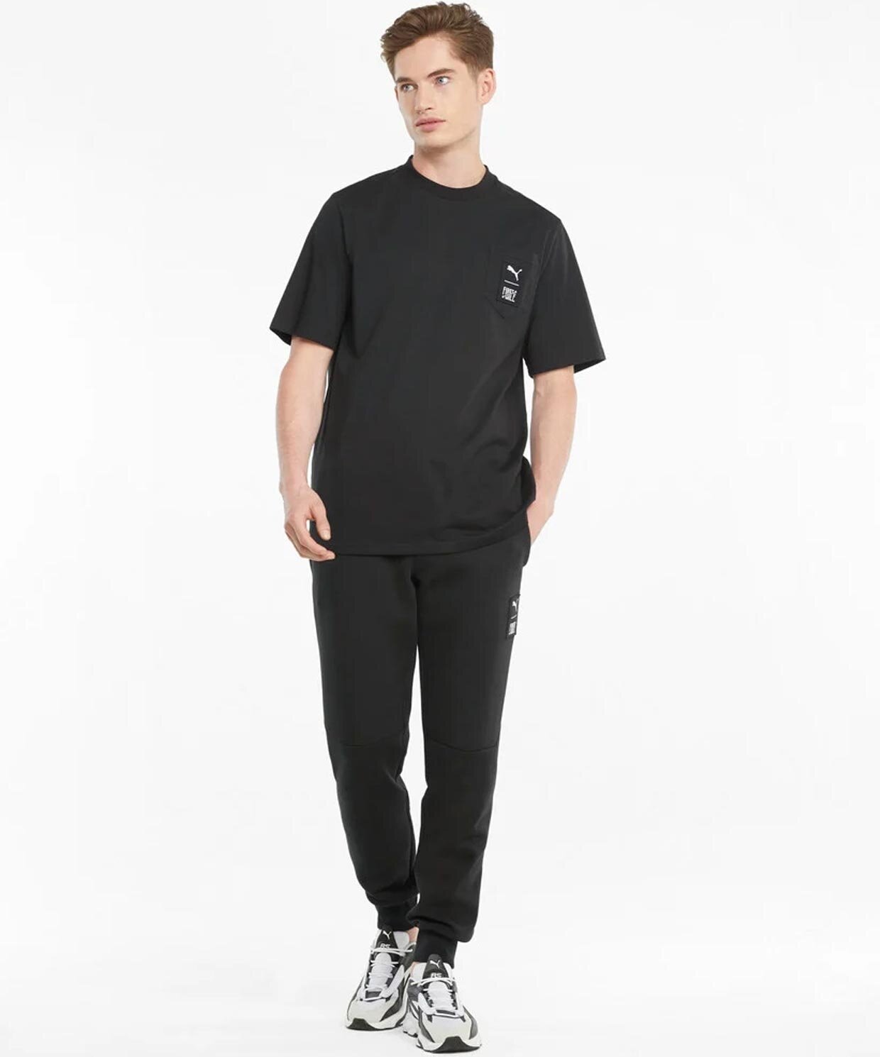 SİYAH Puma First Mile Jogger Pants Dk Kadın, Erkek, Çocuk Sneaker