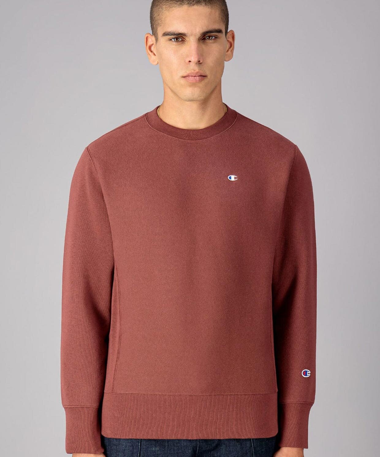 maroon champion crewneck