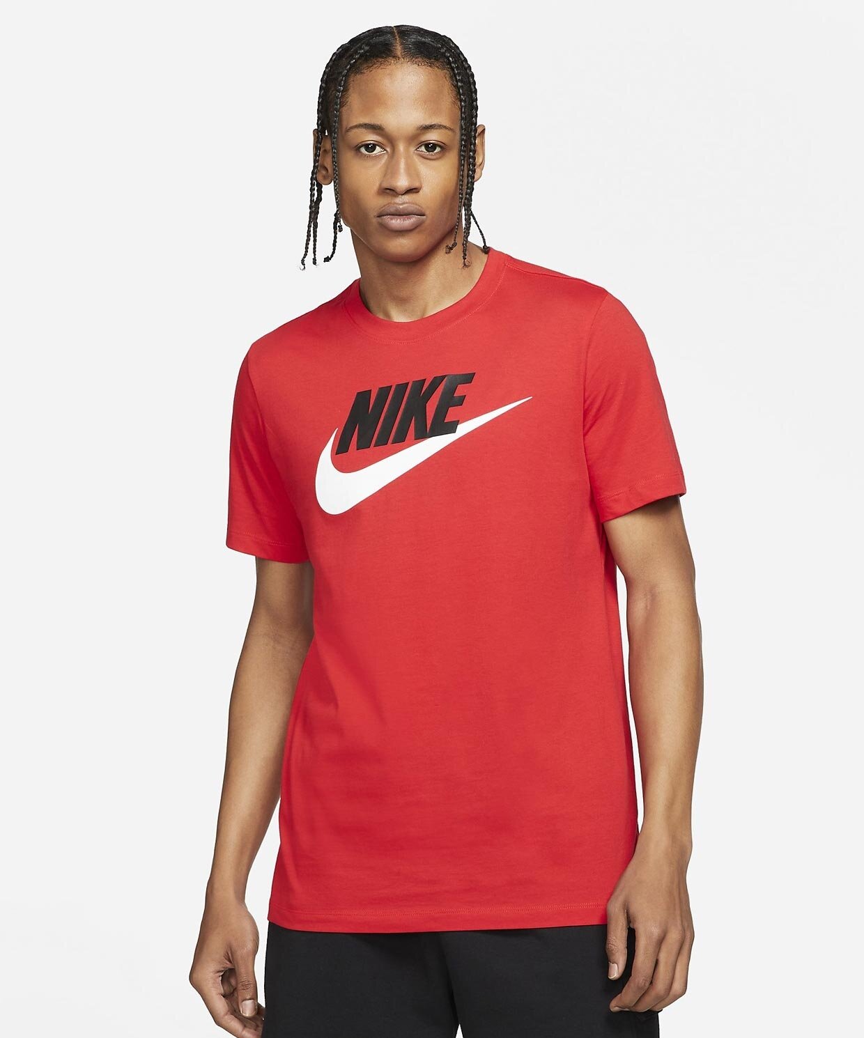 nike red under shirt