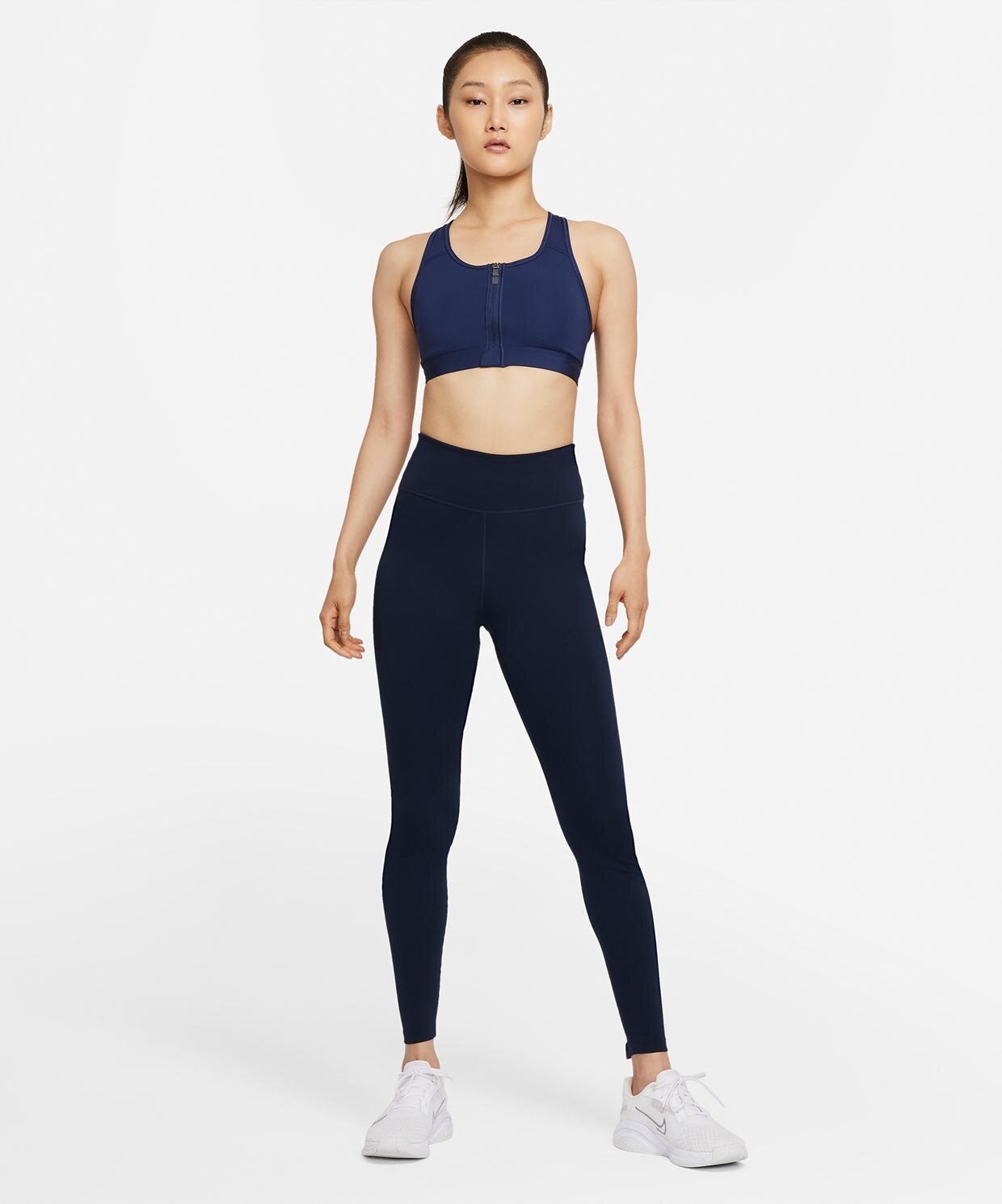 Nike W Df Swsh Zip Front Bra