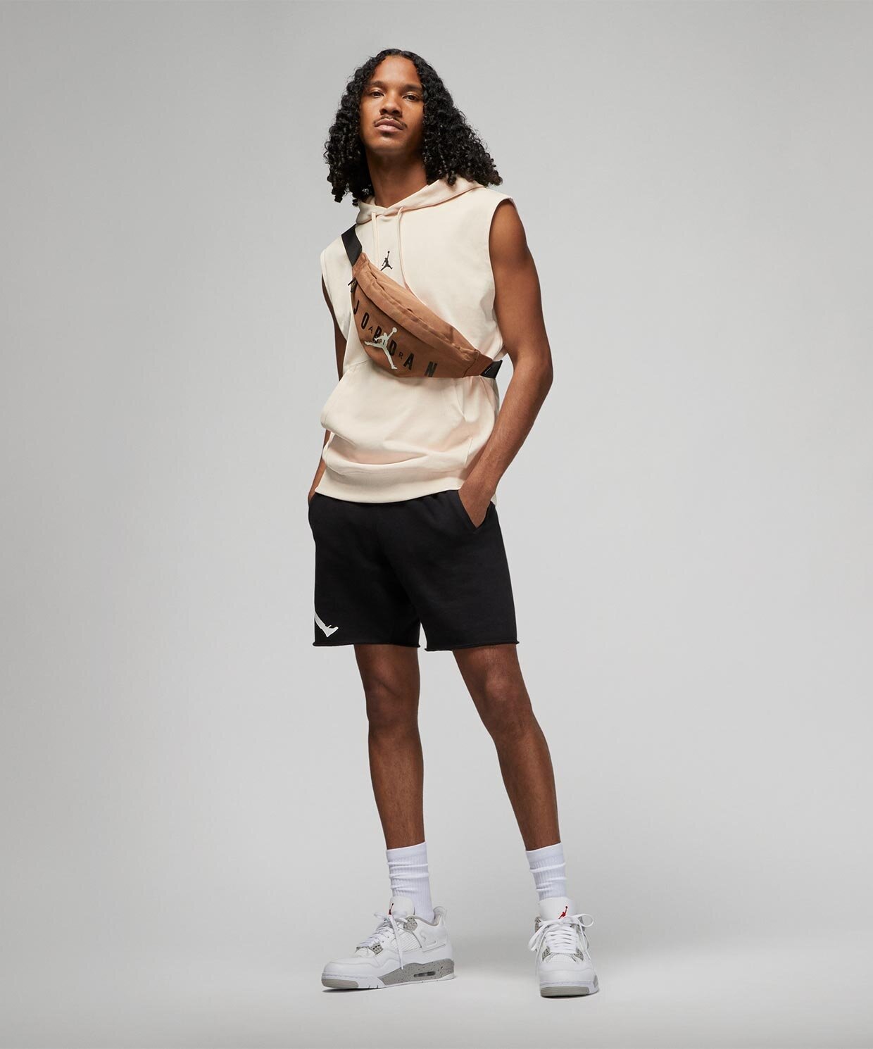 Мужской свитшот Jordan M J Df Sprt Flc Svls Po по цене 6100.0 | Sneaks.kg