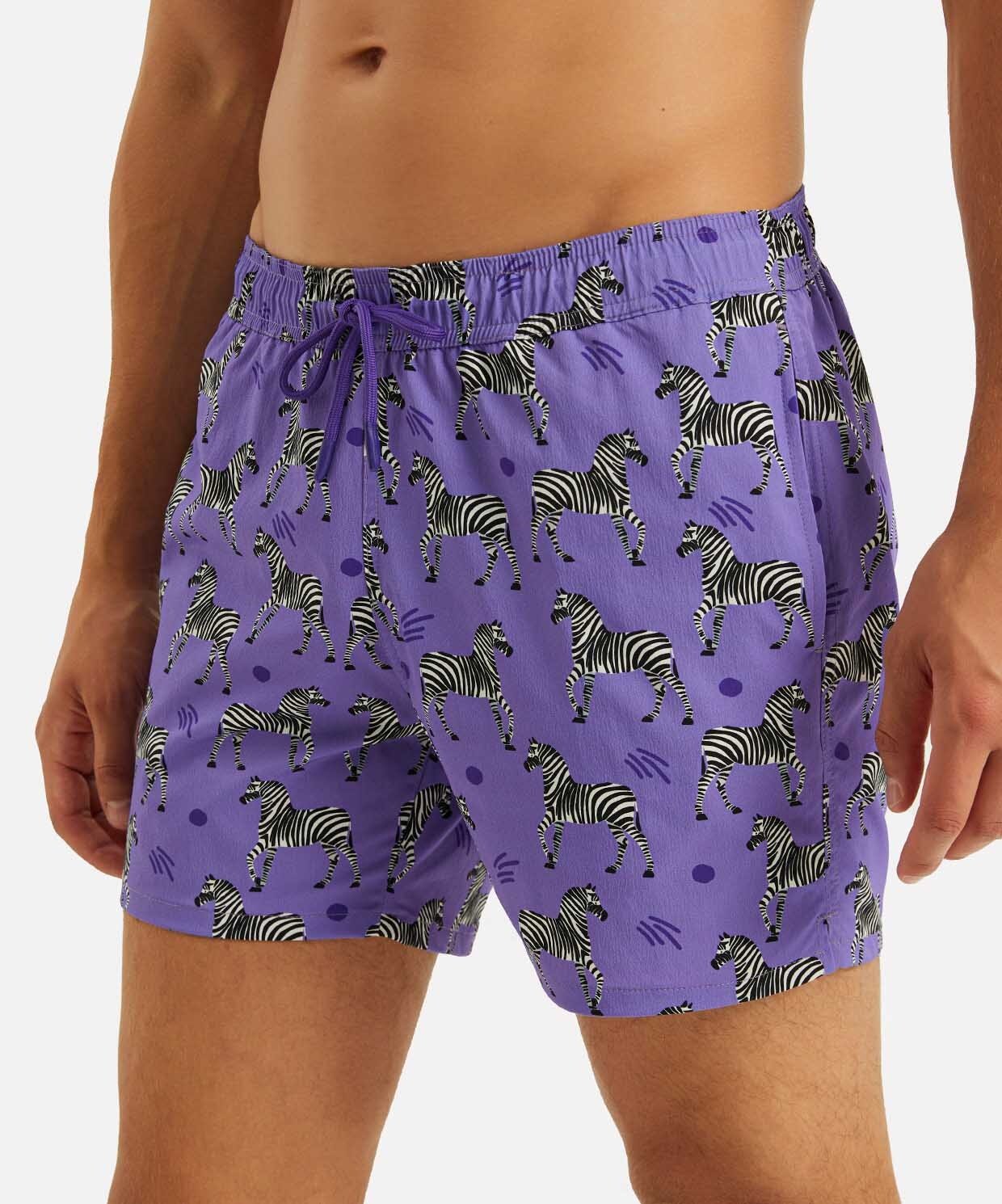 WWF Zebra All Over Print Deniz Şortu