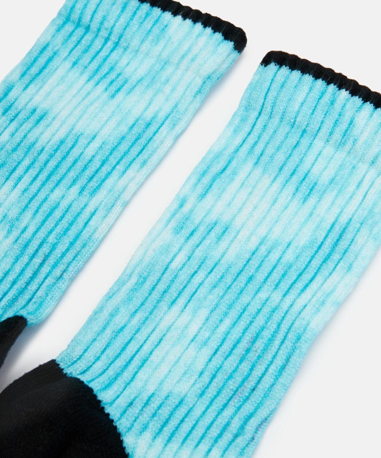resm Reflect Studio Ribbed Tie Dye Socks Blue