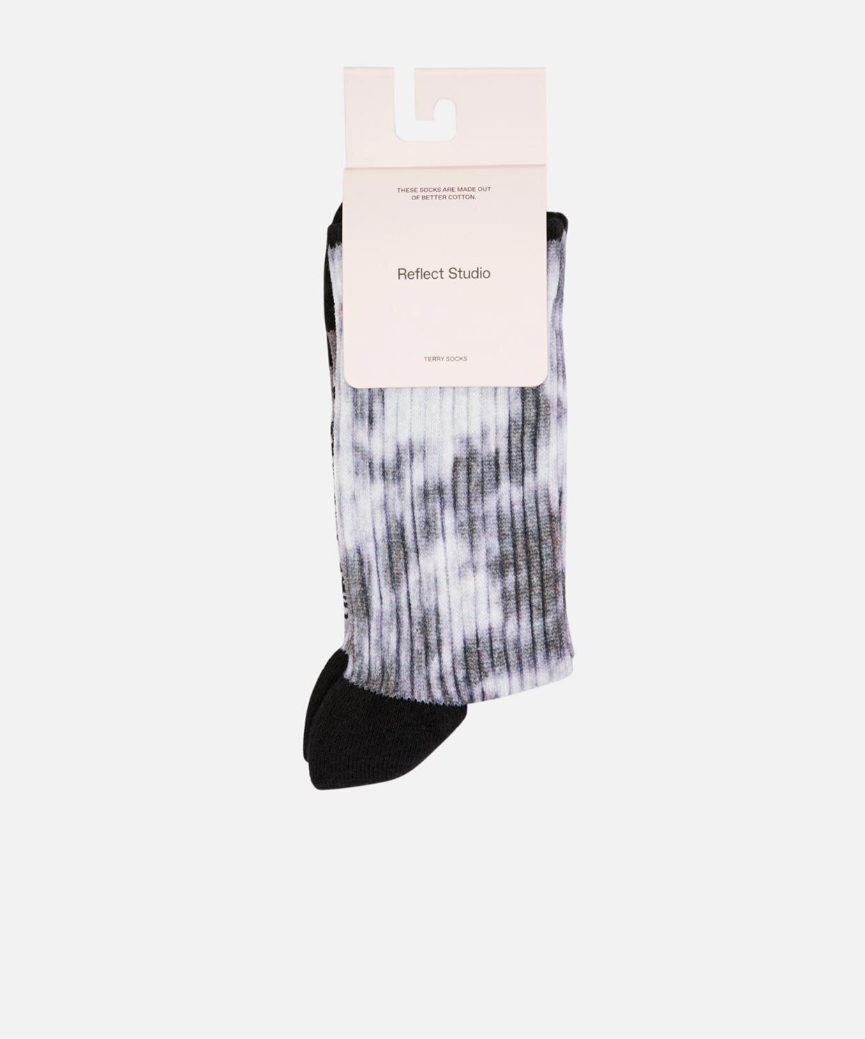 resm Reflect Studio Ribbed Tie Dye Socks Back