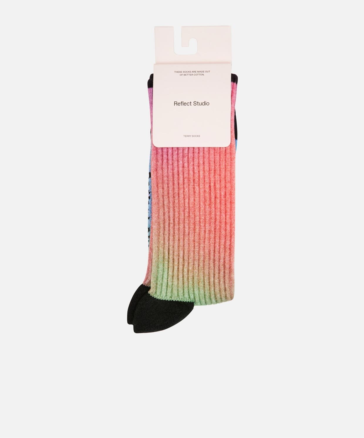 Reflect Studio Ribbed Rainbow Socks Multicolor