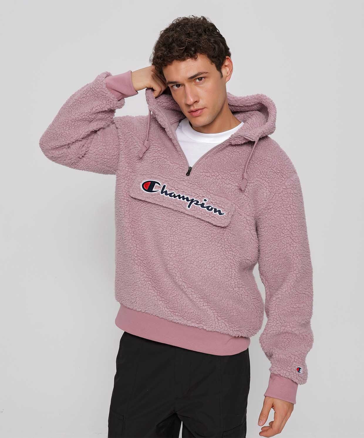 Champion Hooded Half Zip Top