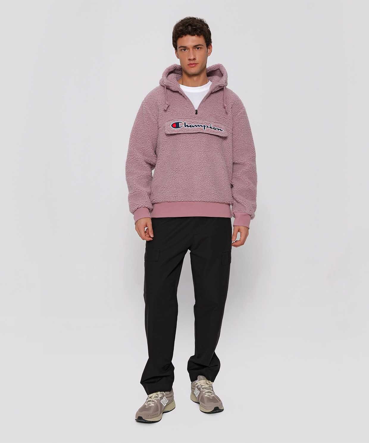 Champion Hooded Half Zip Top