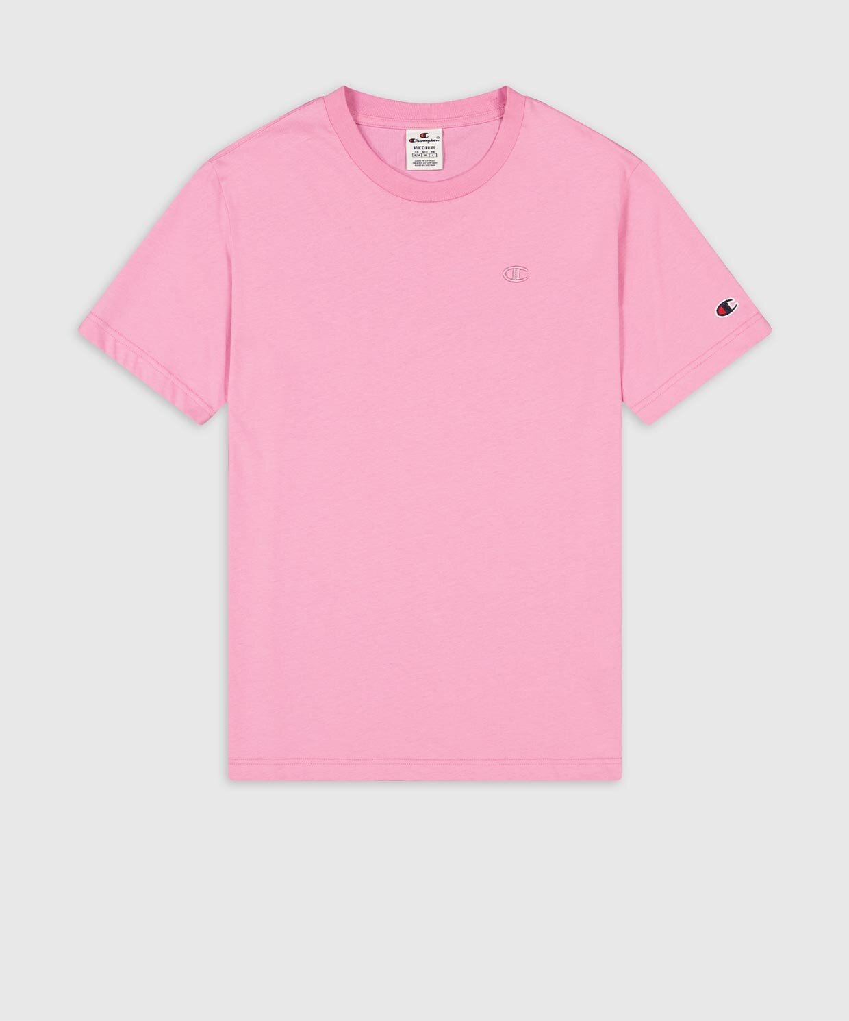 Pink champion t store shirt