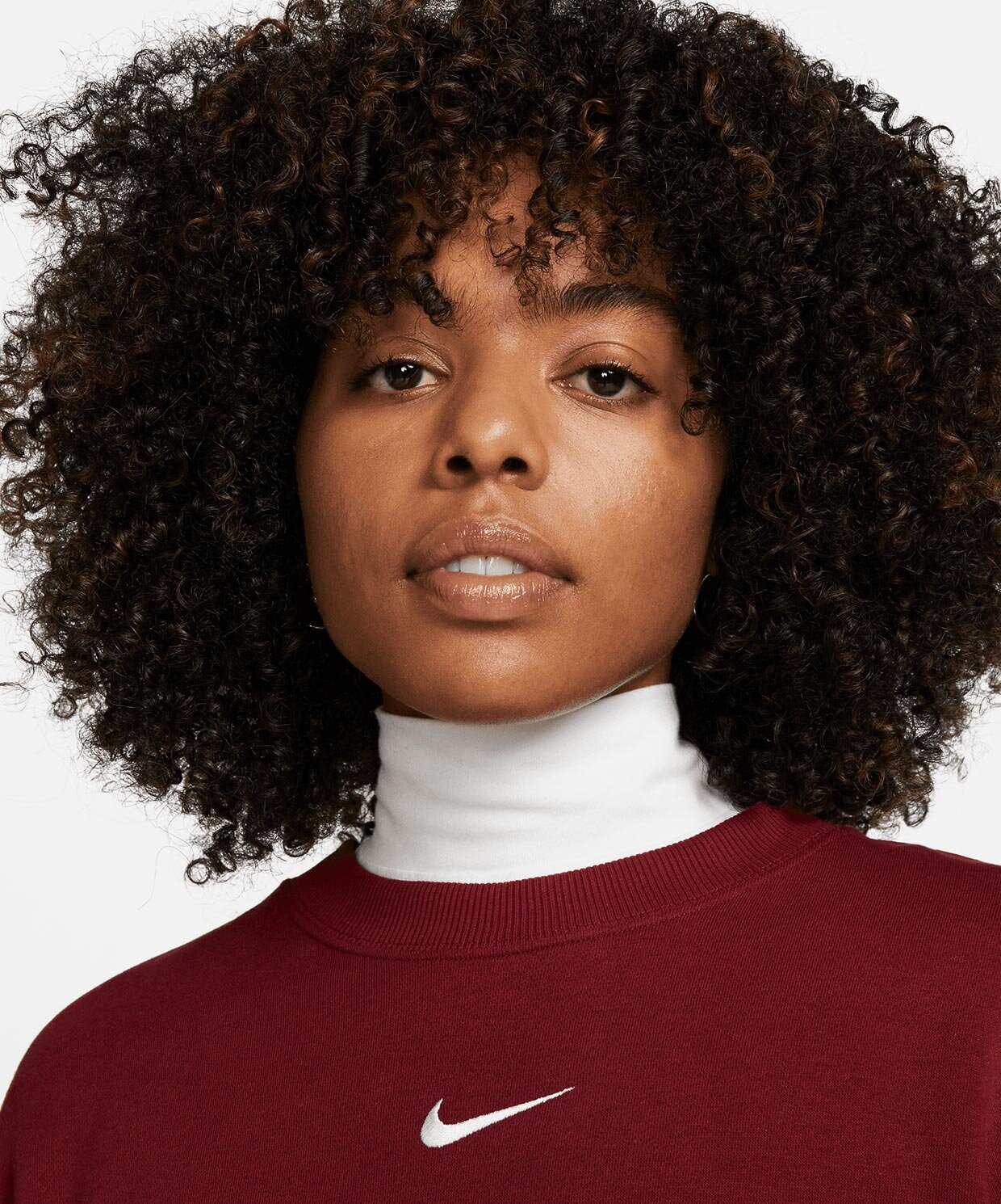 resm Nike Sportswear Phoenix Fleece Oversized Crew-Neck Sweatshirt