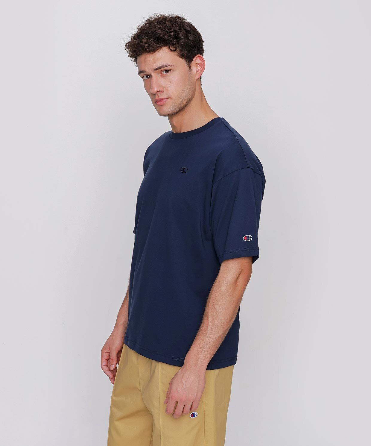 Navy champion t sales shirt