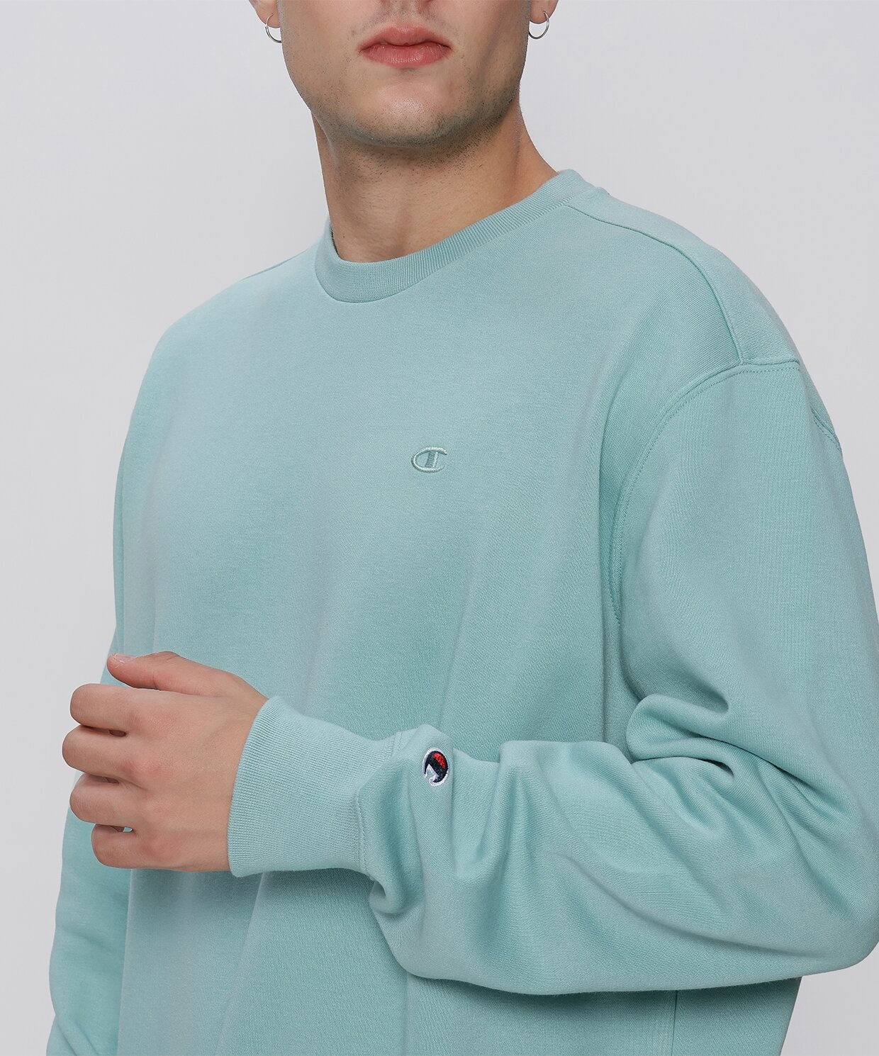 Champion Reverse Weave Crewneck Sweatshirt Light Blue