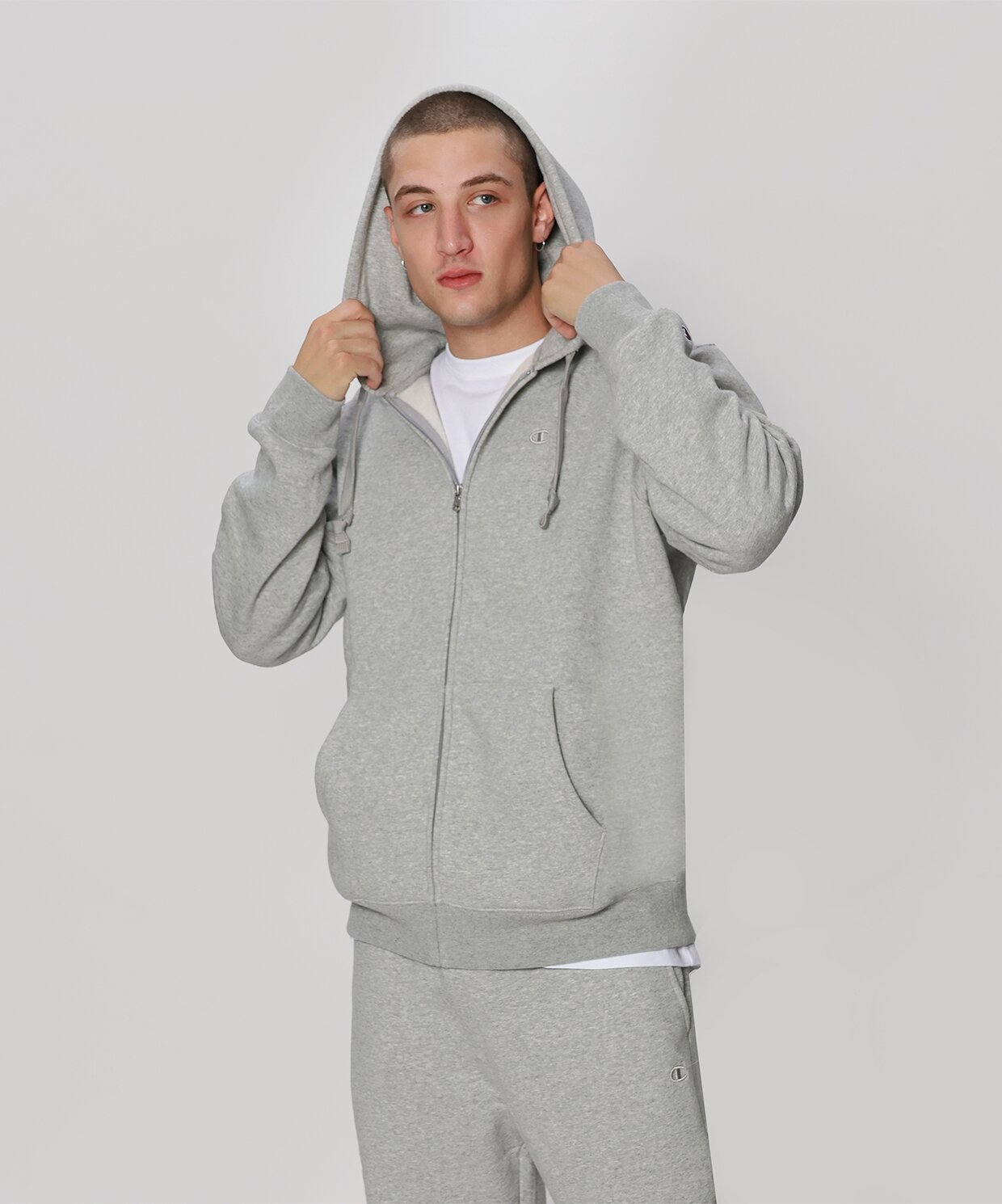 Champion Hooded Full Zip Sweatshirt