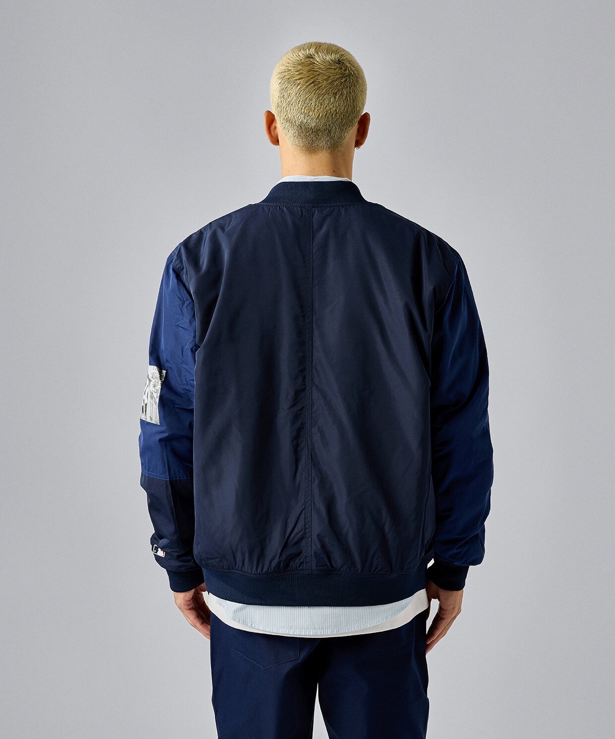 Black champion deals bomber jacket