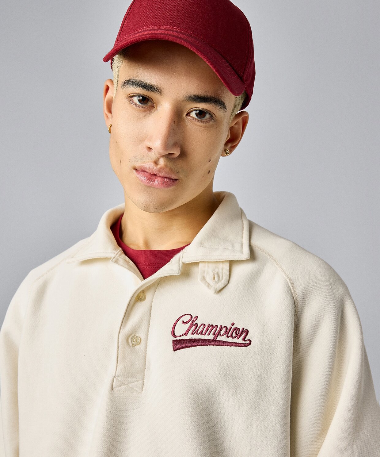 Champion Polo Neck Sweatshirt