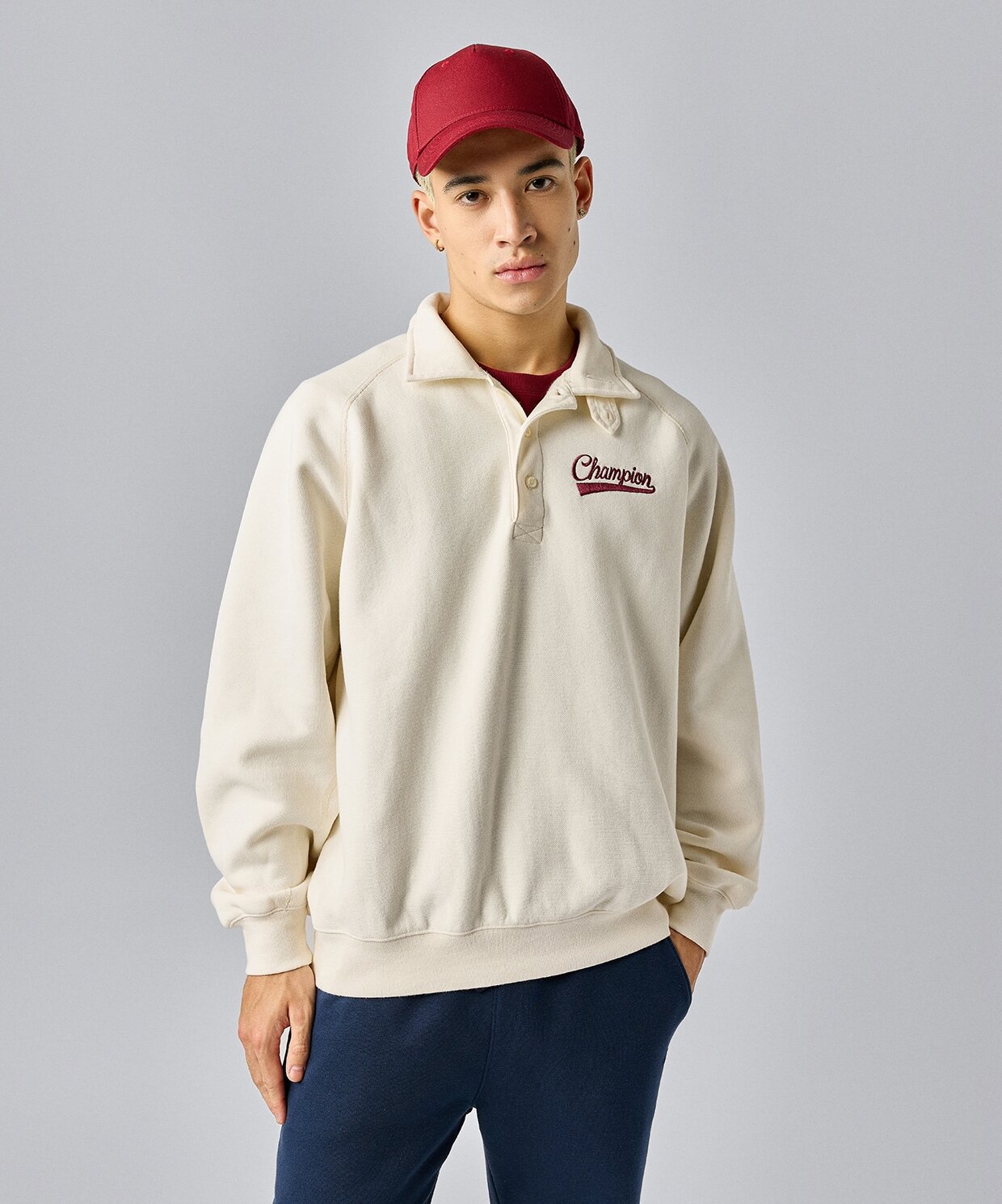 resm Champion Polo Neck Sweatshirt