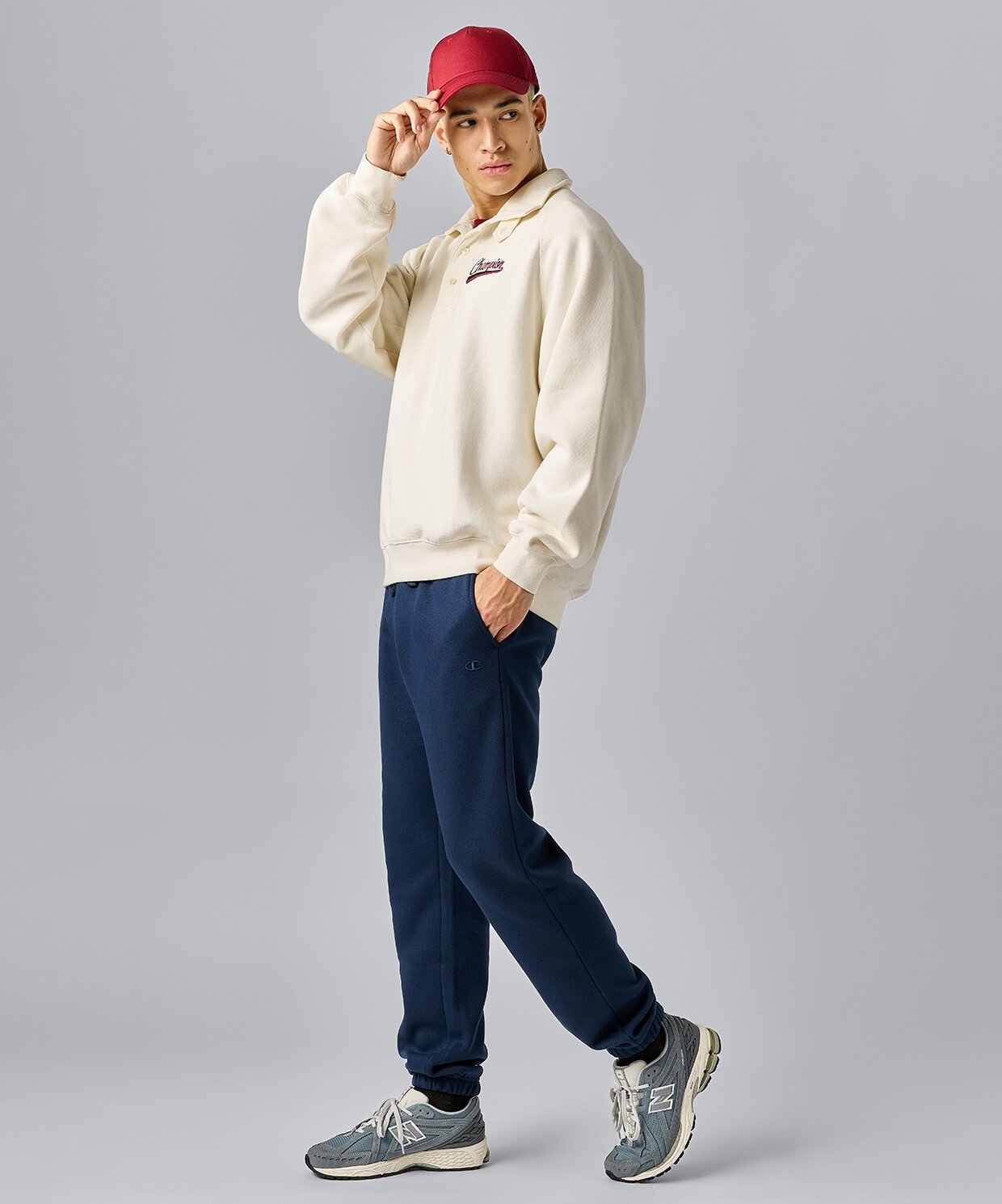 Champion Polo Neck Sweatshirt