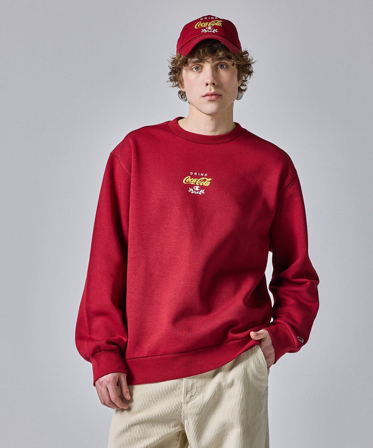 resm Champion Coca Cola Crewneck Sweatshirt