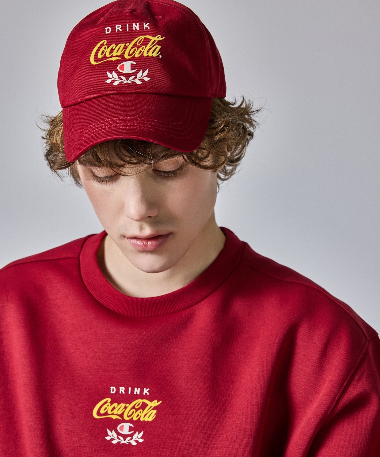 resm Champion Coca Cola Crewneck Sweatshirt