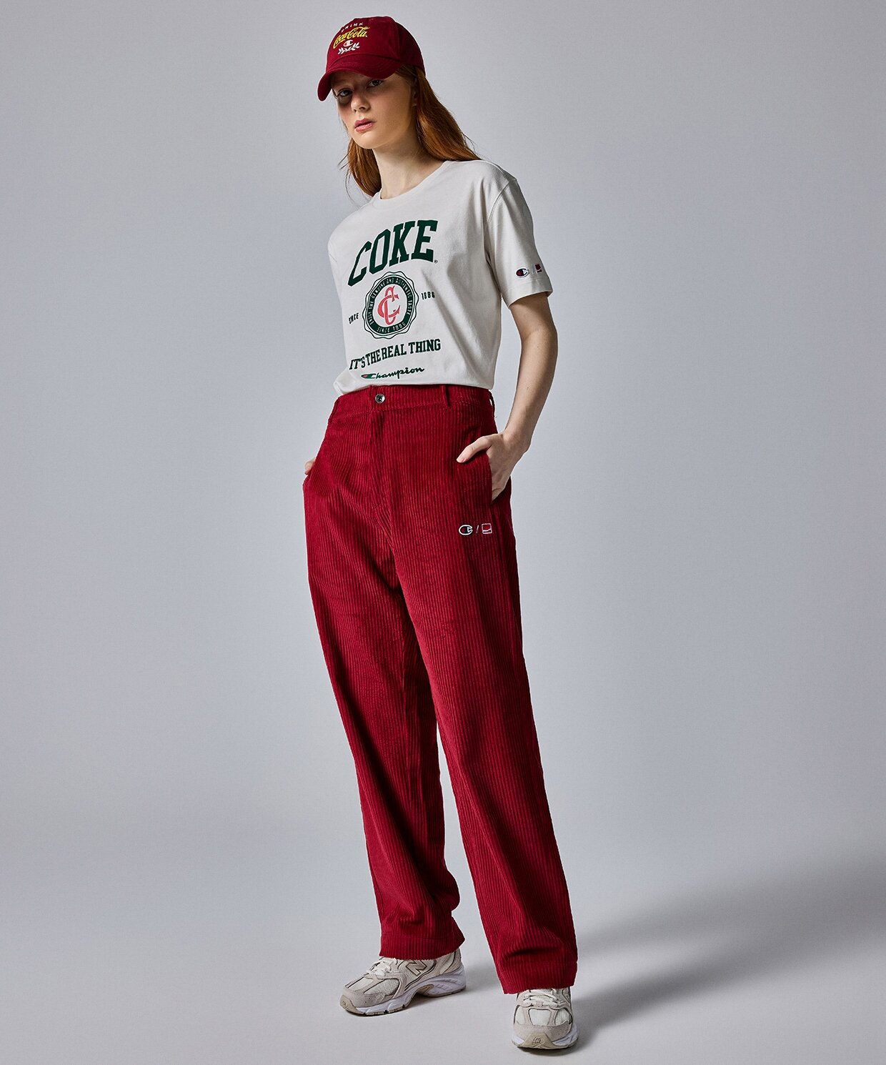 resm Champion Coca Cola Straight Hem Pants