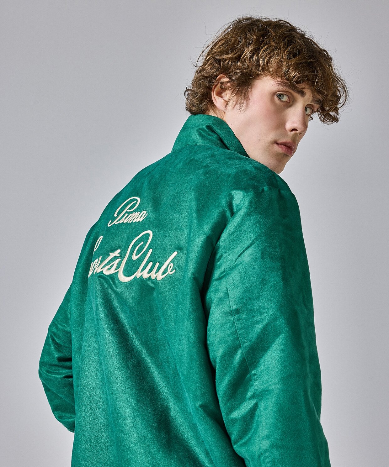 Green puma clearance jacket