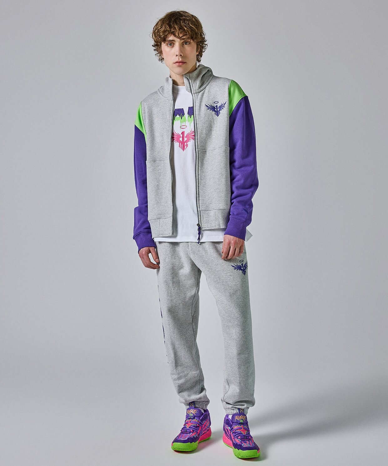 resm Puma Melo X Toxic Collard Sweatshirt Light