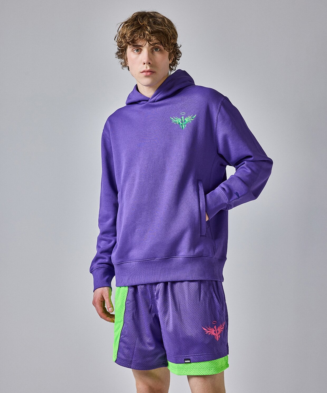 resm Puma Melo X Toxic Hoodie Team Violet