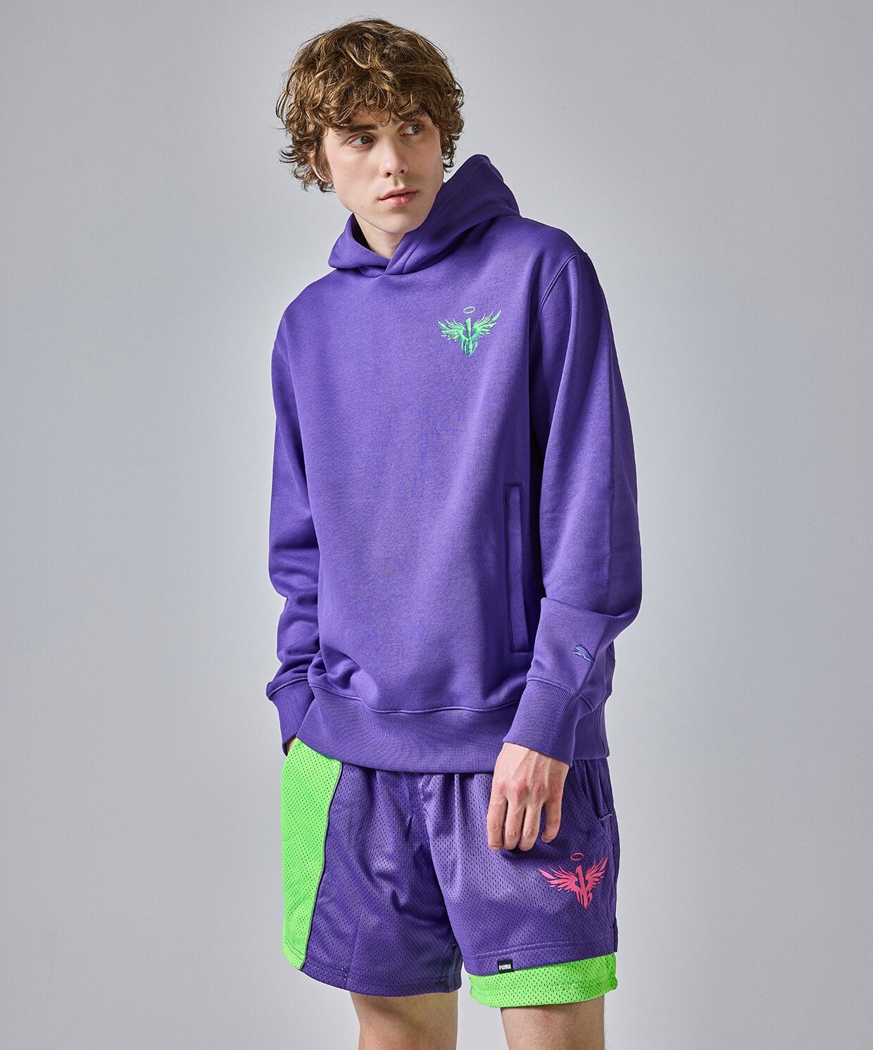 resm Puma Melo X Toxic Hoodie Team Violet