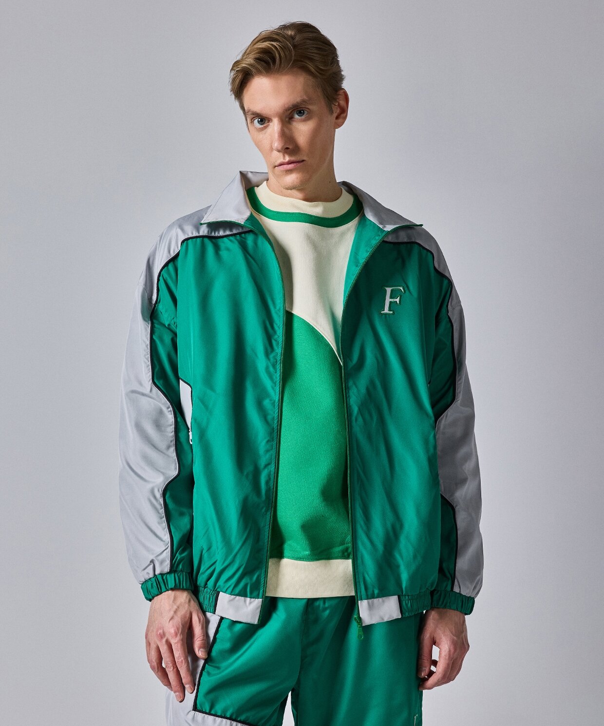 Freedom Of Space F Logo Track Jacket Green