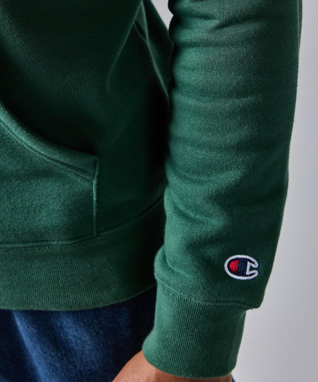 Champion Half Zip Hooded Sweatshirt