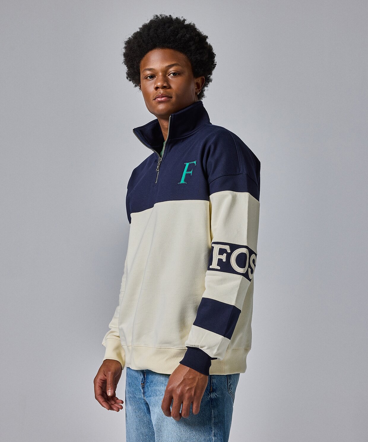 resm Freedom Of Space F Logo Half Zip Sweatshirt