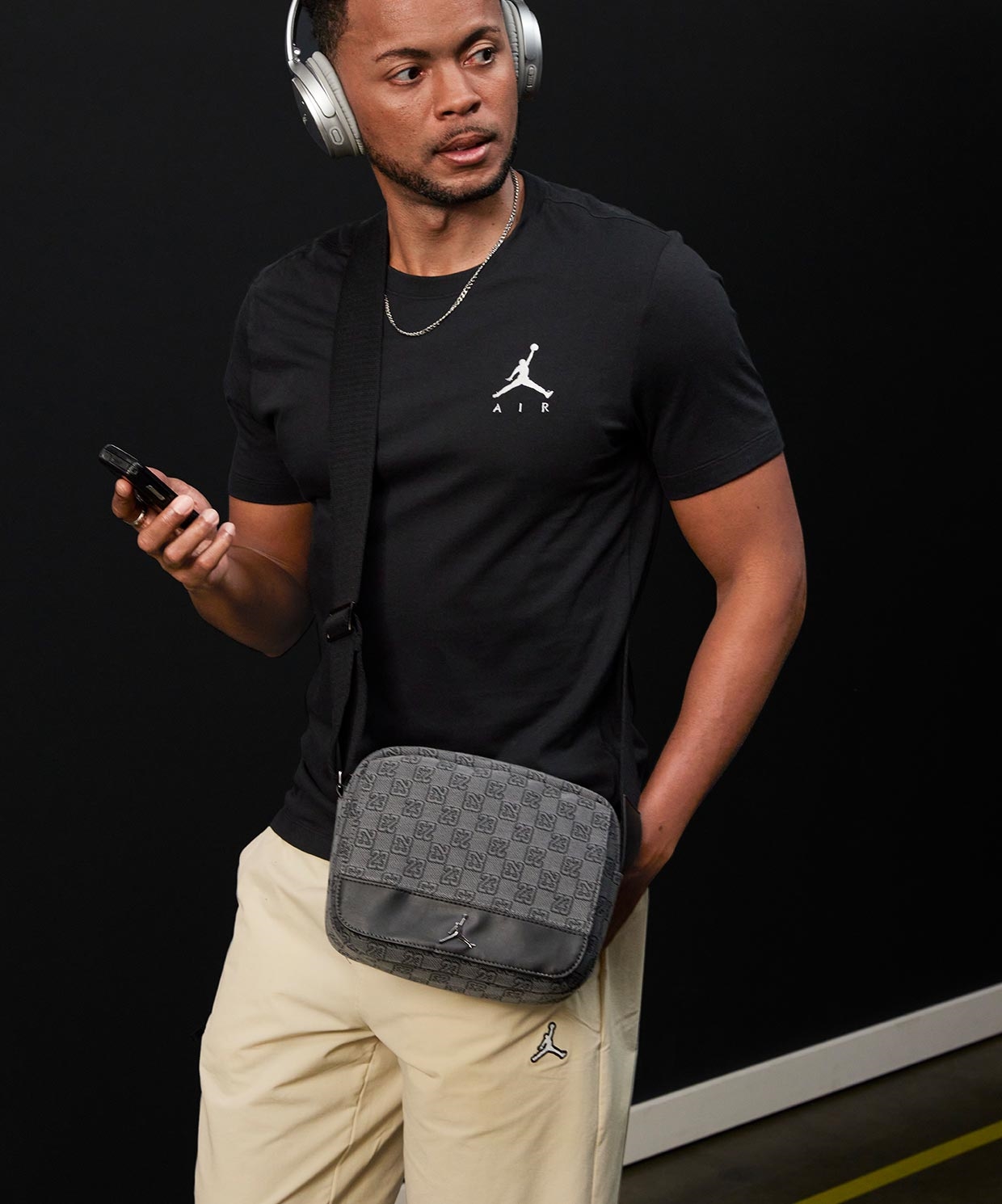 Jordan Jam Monogram Mını Messenger Bag UNISEX MA0760G9Q Sneaks Up