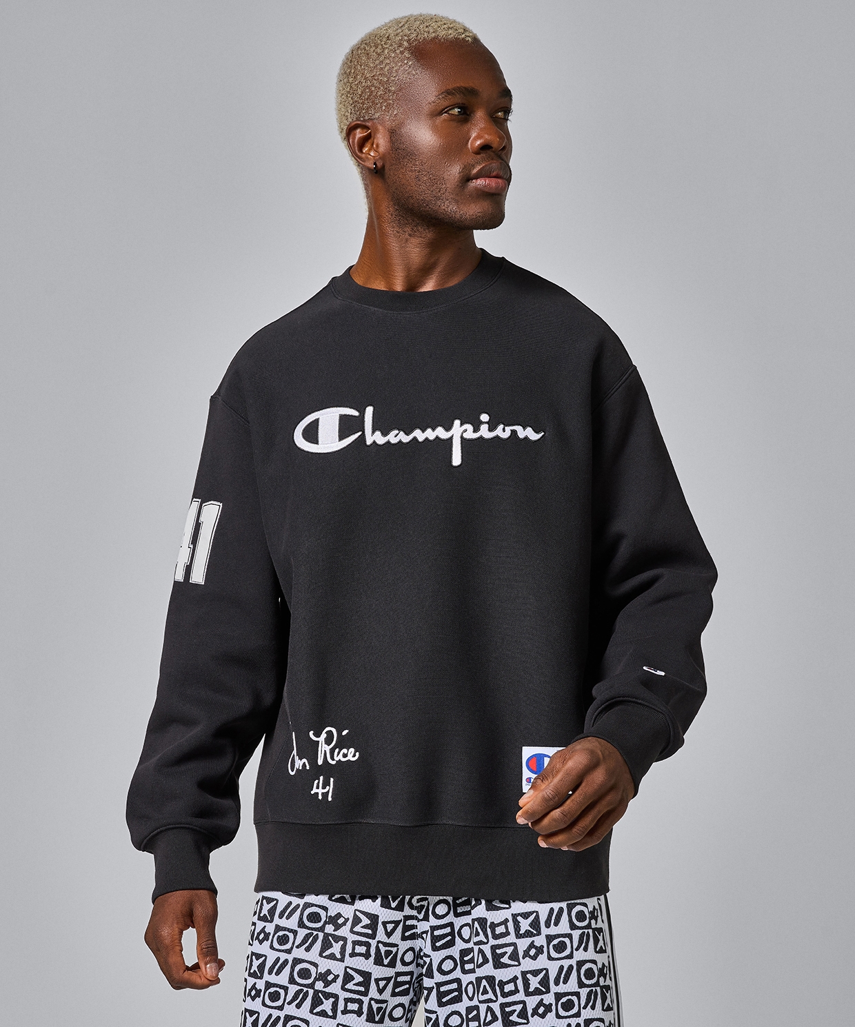 resm Champion Glen Rice Crewneck Sweatshirt