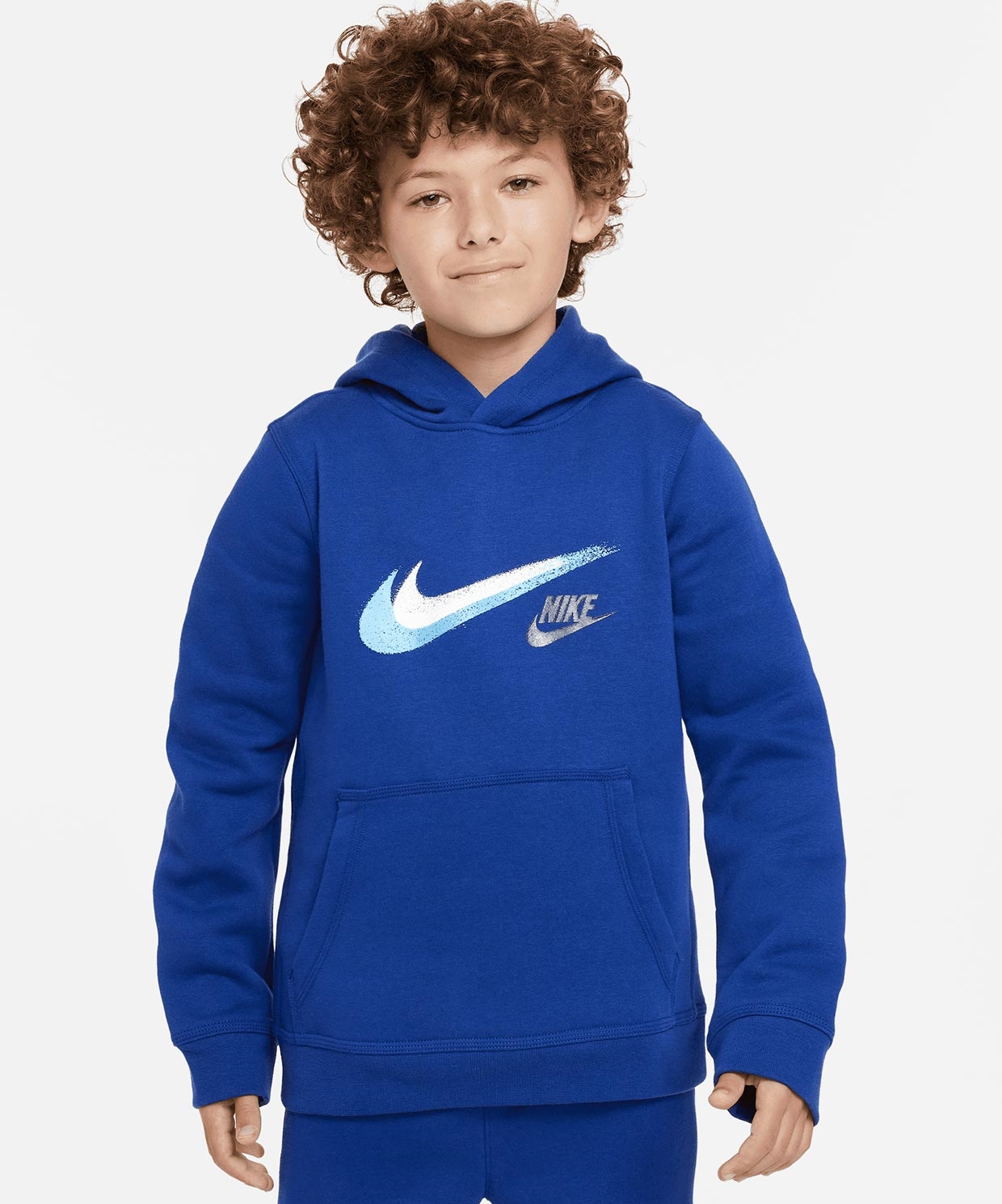 resm Nike Sportswear Fleece Pullover Graphic Hoodie