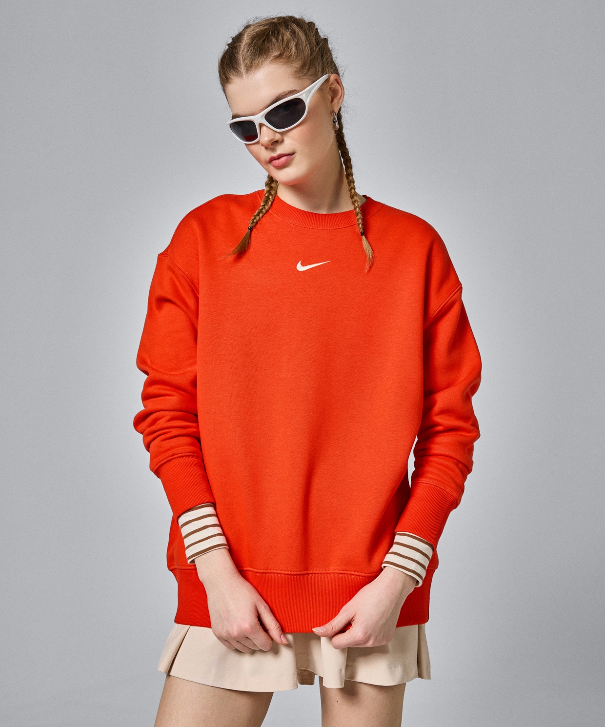 Nike Sportswear Phoenix Fleece Oversized Crew-Neck Sweatshirt
