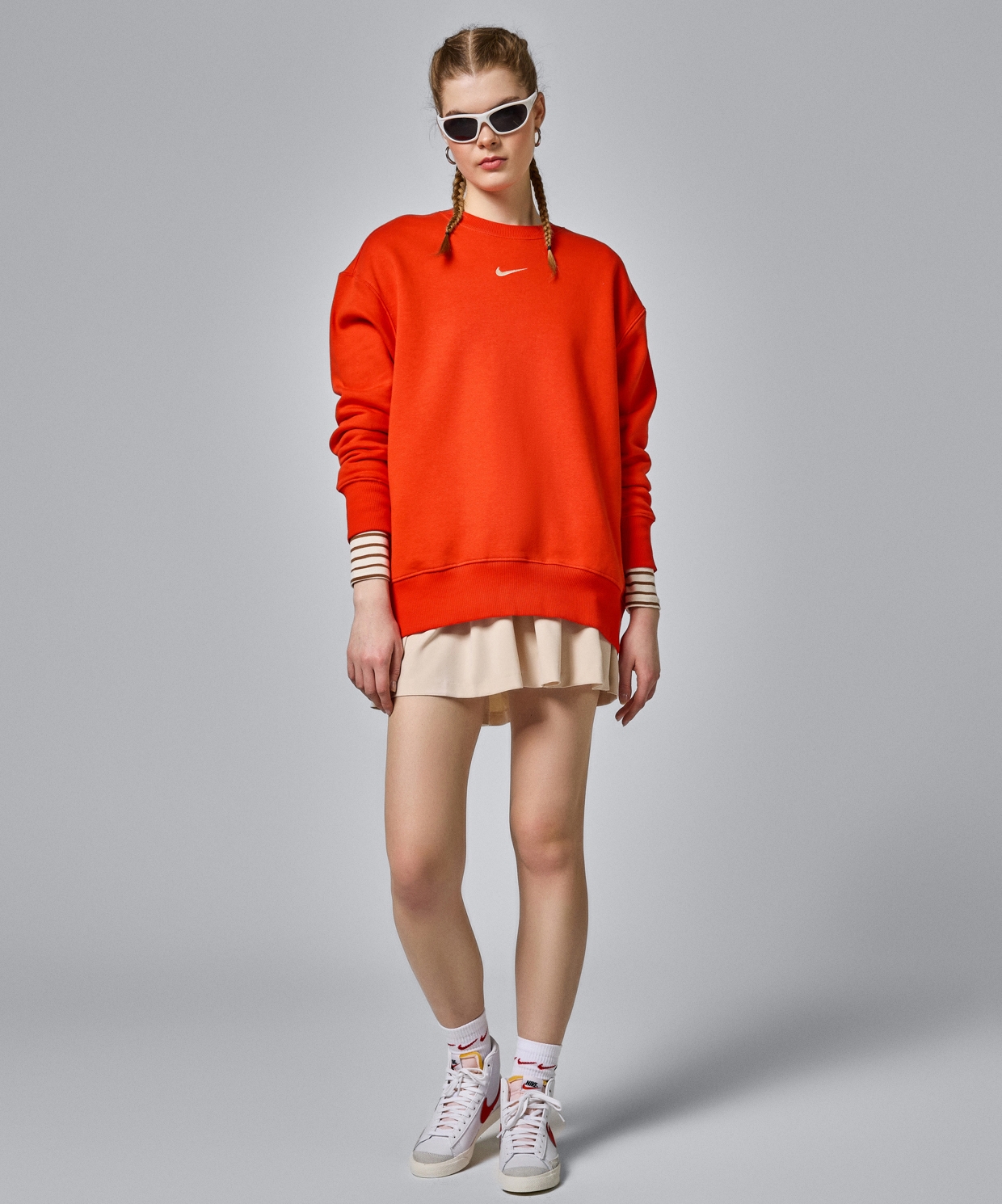 Nike Sportswear Phoenix Fleece Oversized Crew-Neck Sweatshirt
