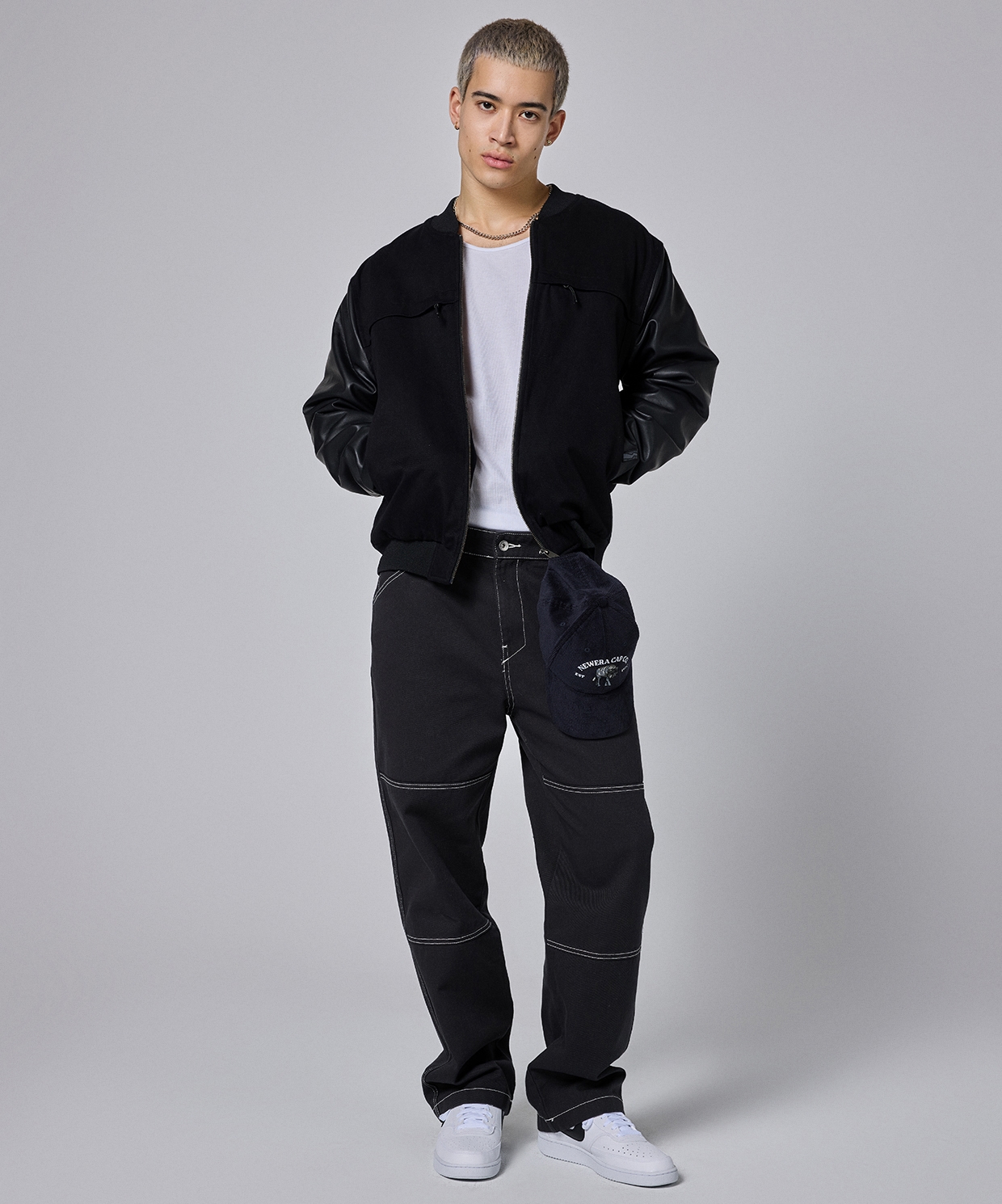 Between Sides Bomber Jacket