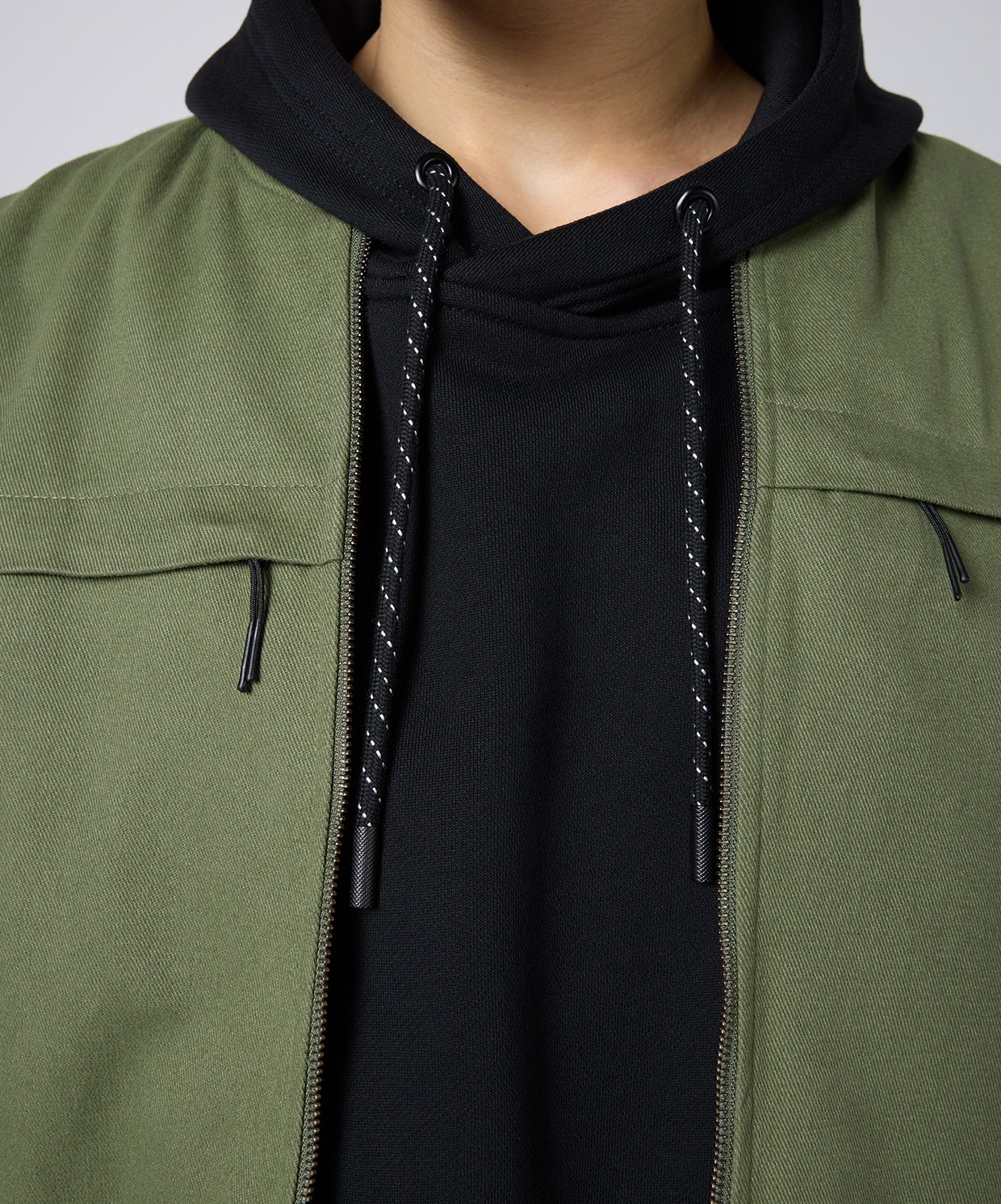 Between Sides Bomber Jacket