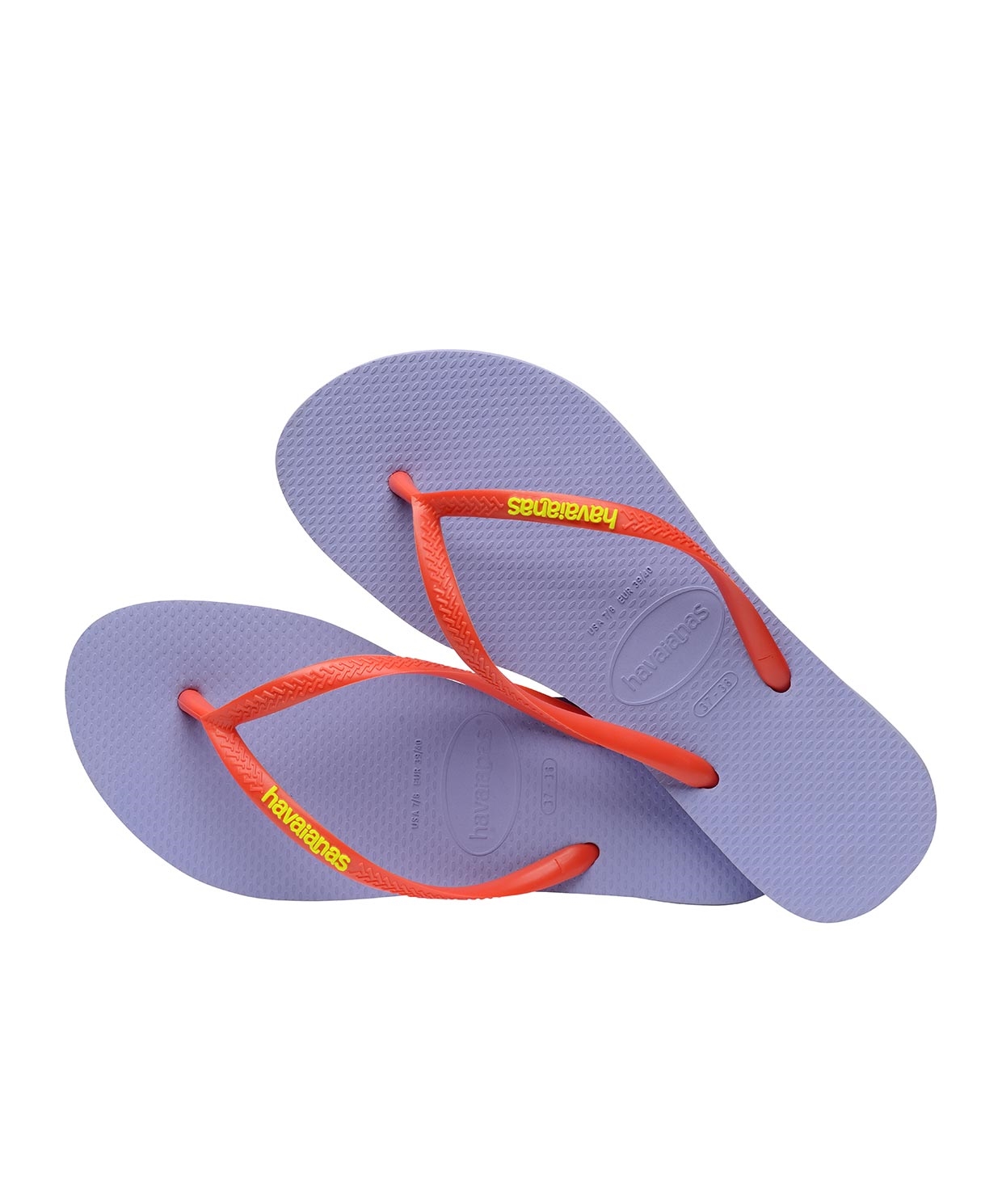 Havaianas Slim Logo Lilac Breeze