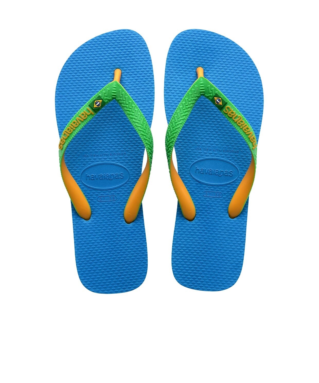 resm Havaianas Brasil Mix Turquoıse/Pop Yellow