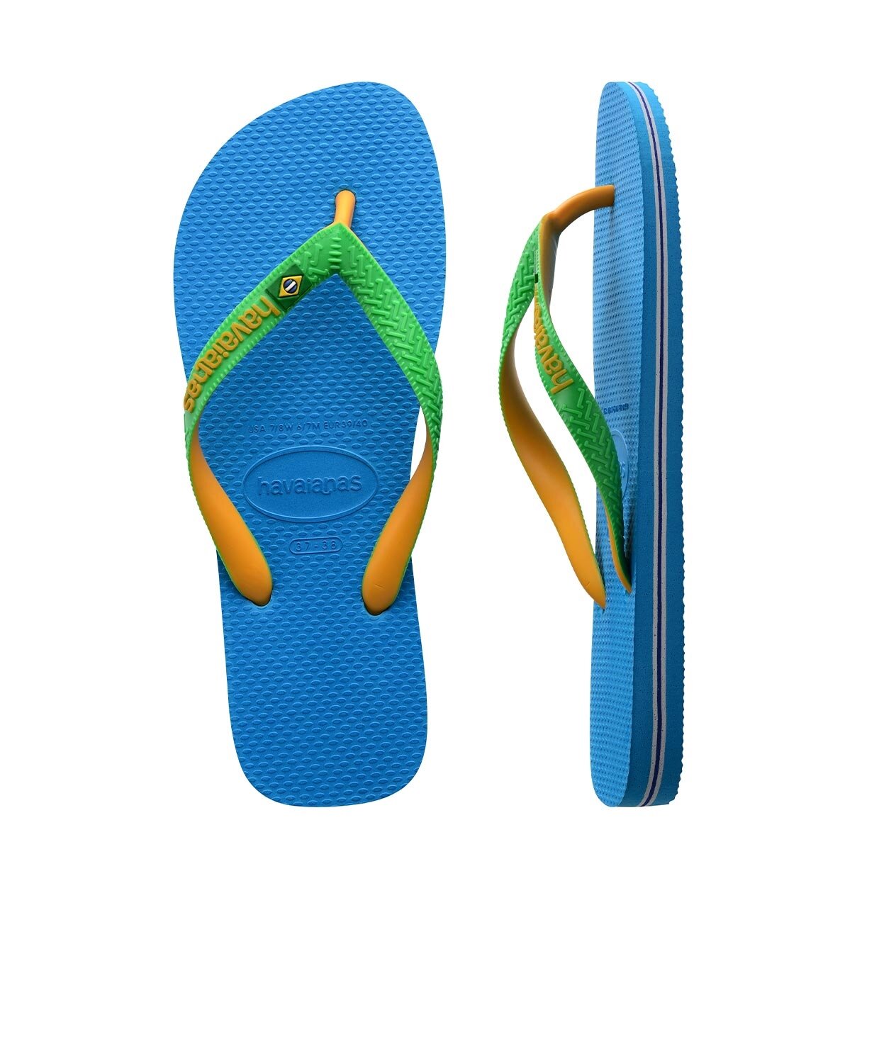 resm Havaianas Brasil Mix Turquoıse/Pop Yellow