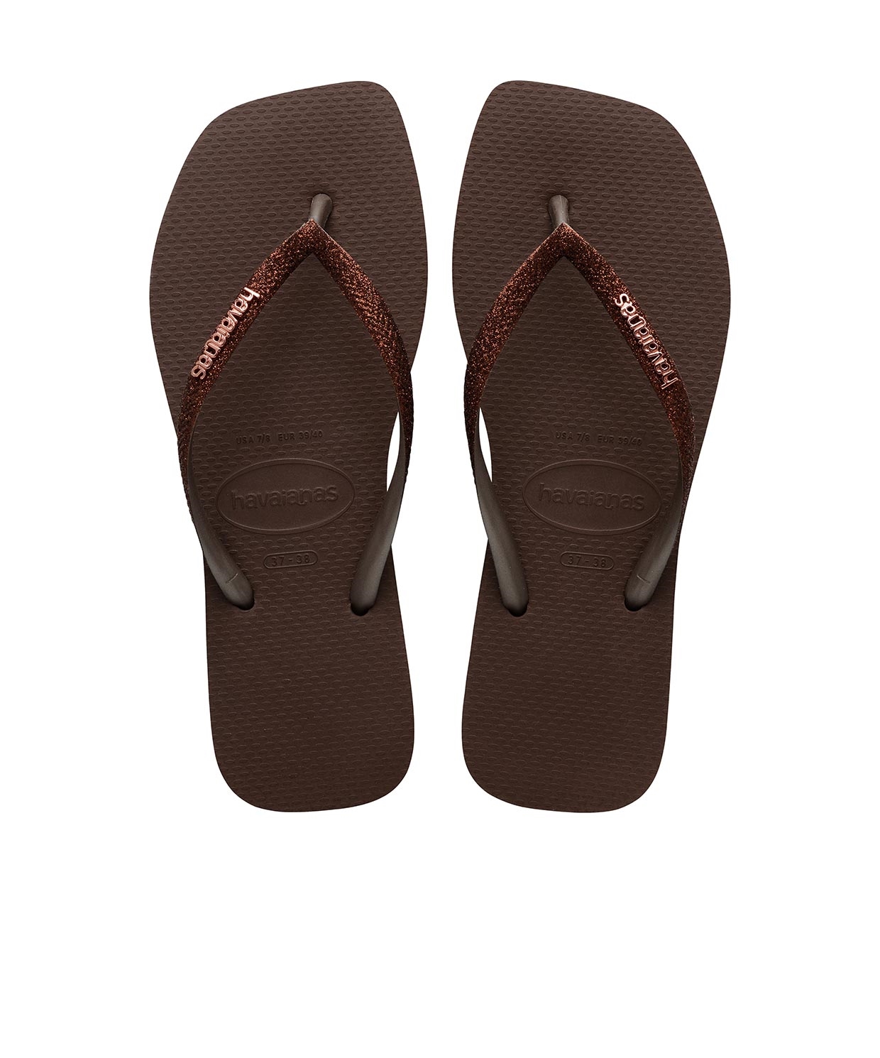 Havaianas Square Glıtter Dark Brown