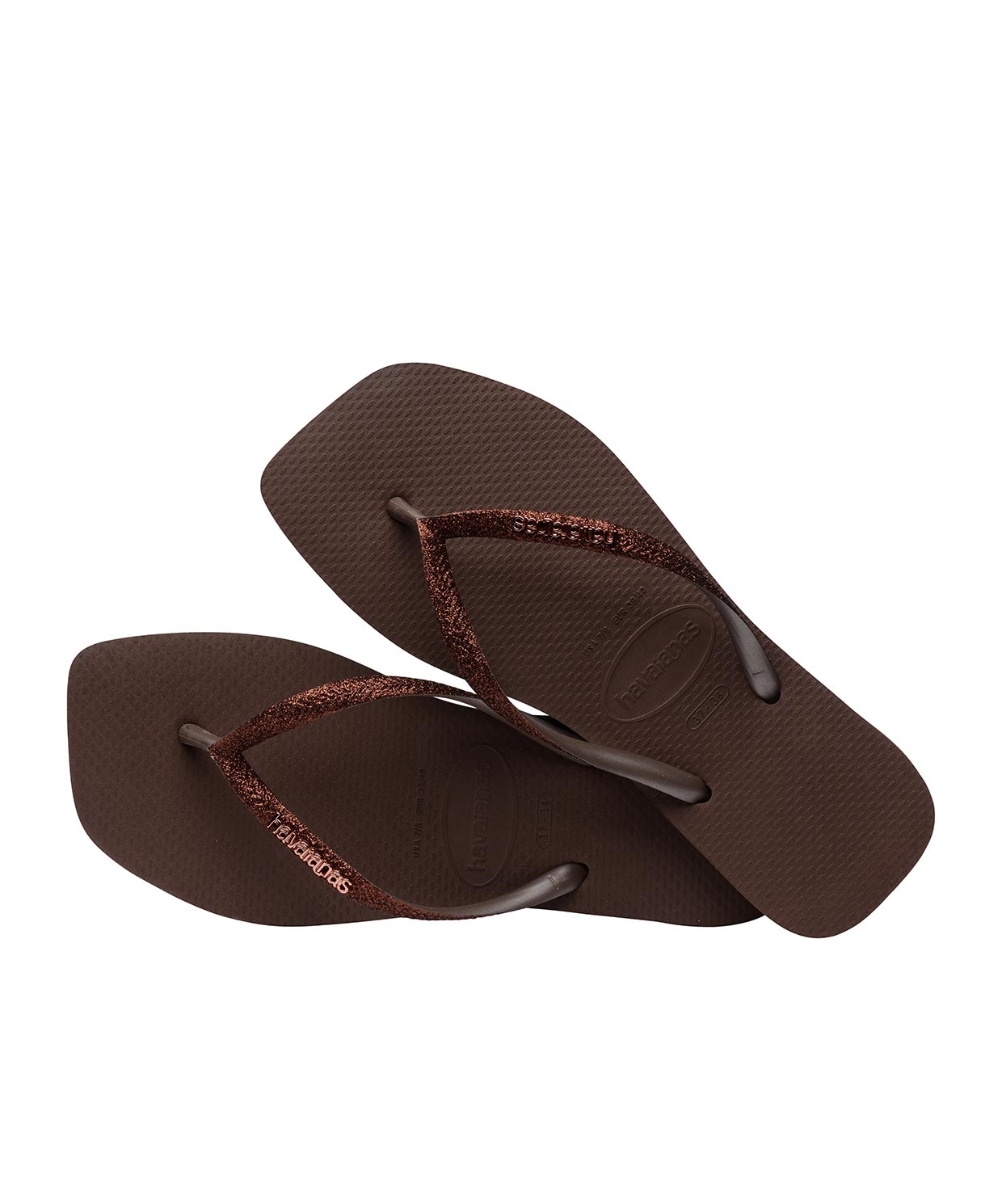 Havaianas Square Glıtter Dark Brown