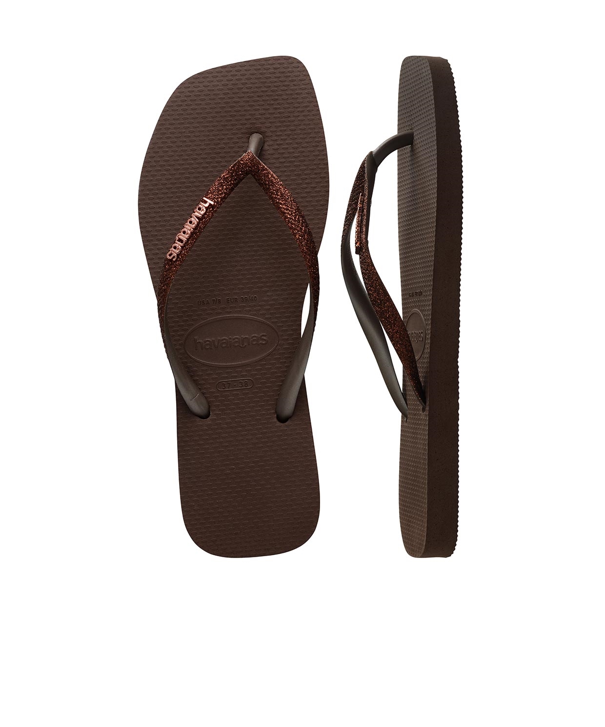 Havaianas Square Glıtter Dark Brown