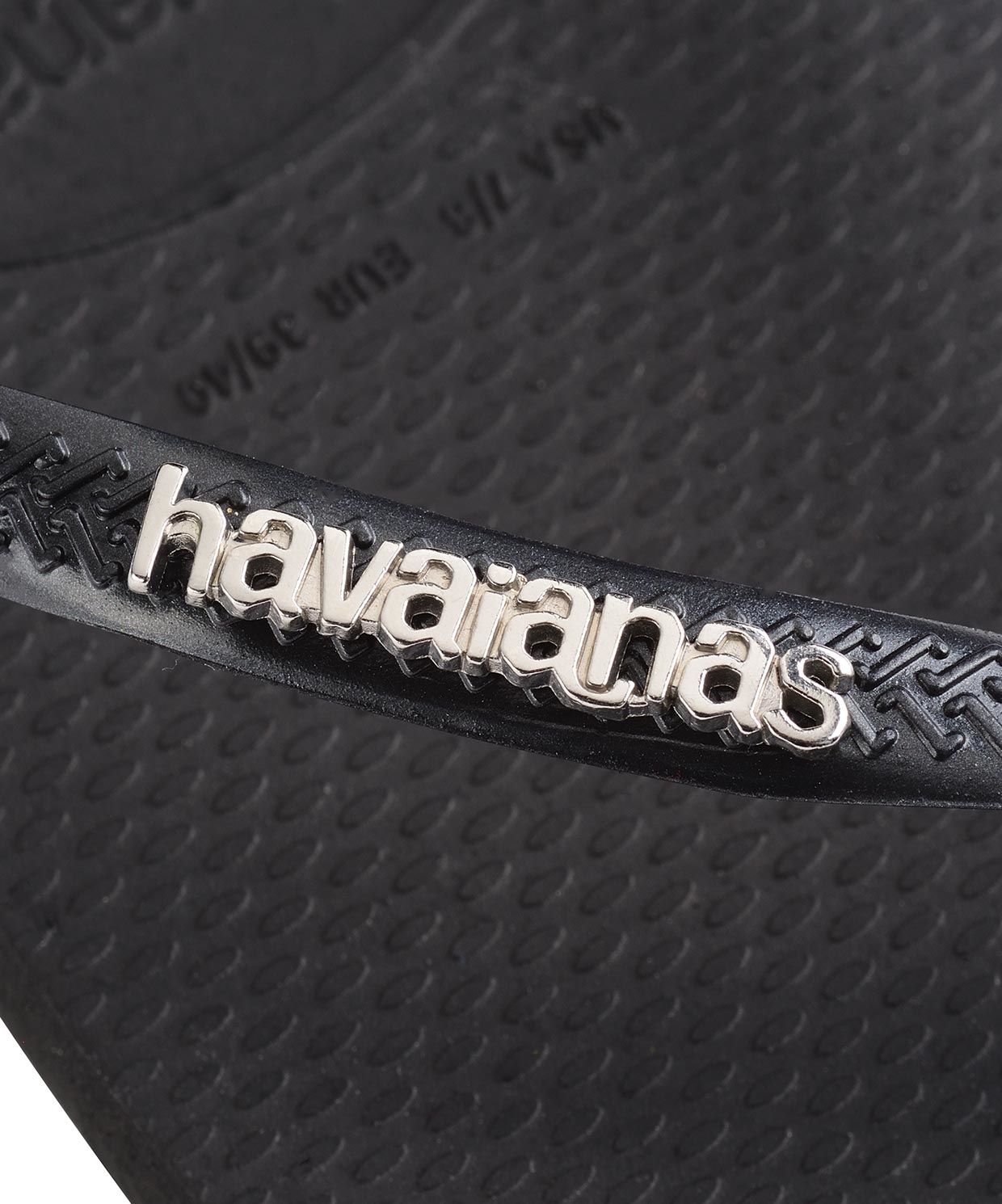 Havaianas Square Logo Metallic Black/Sılver