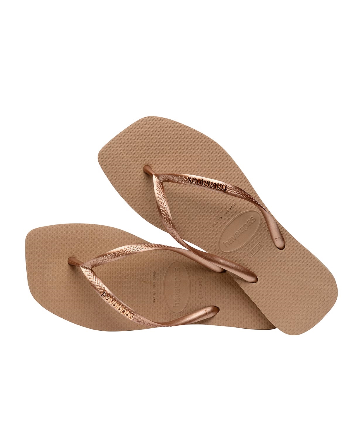 Havaianas Square Logo Metallic Black/Sılver